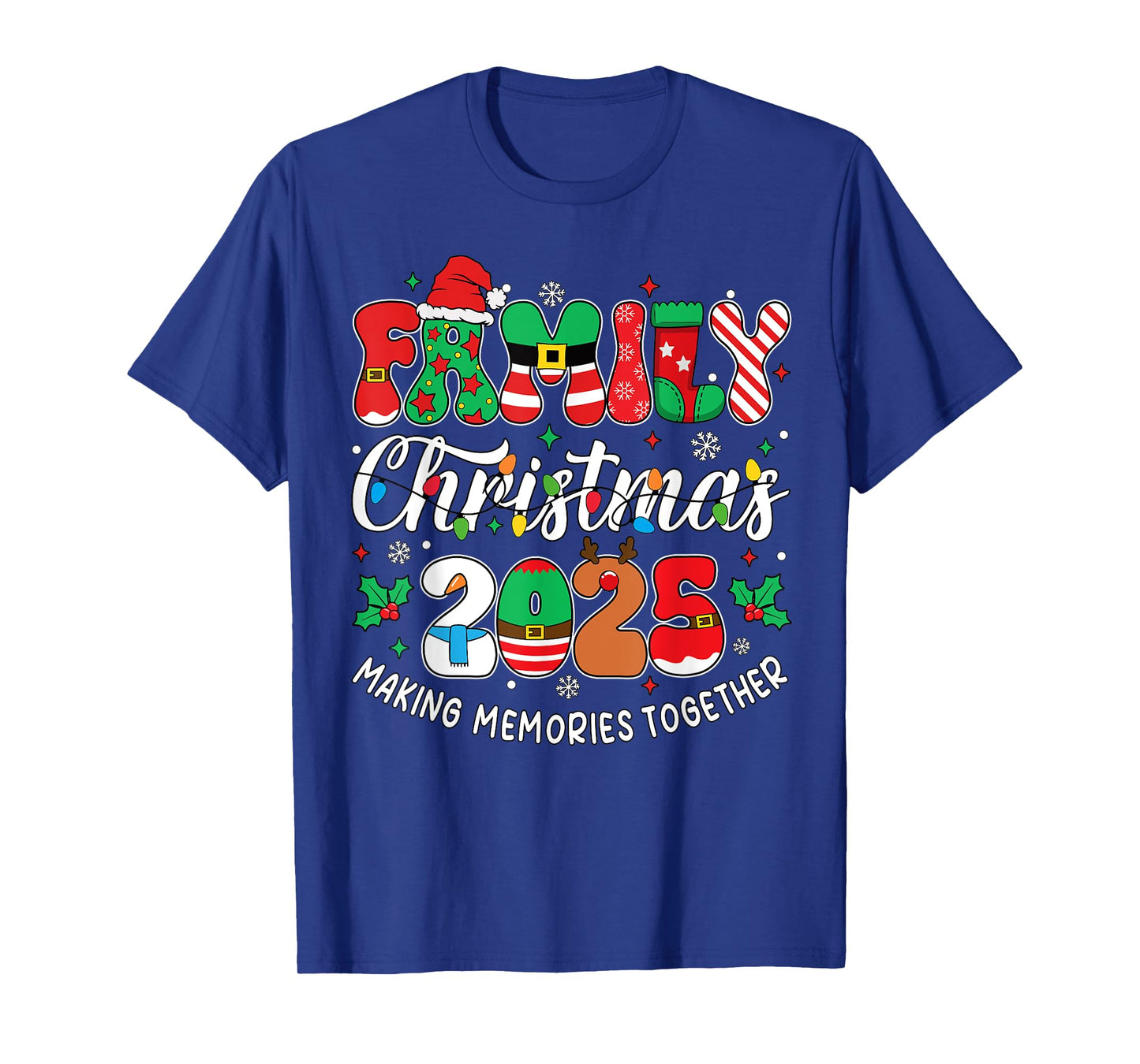 Family Christmas 2025 Matching Outfit Xmas Men Women Kids T-Shirt