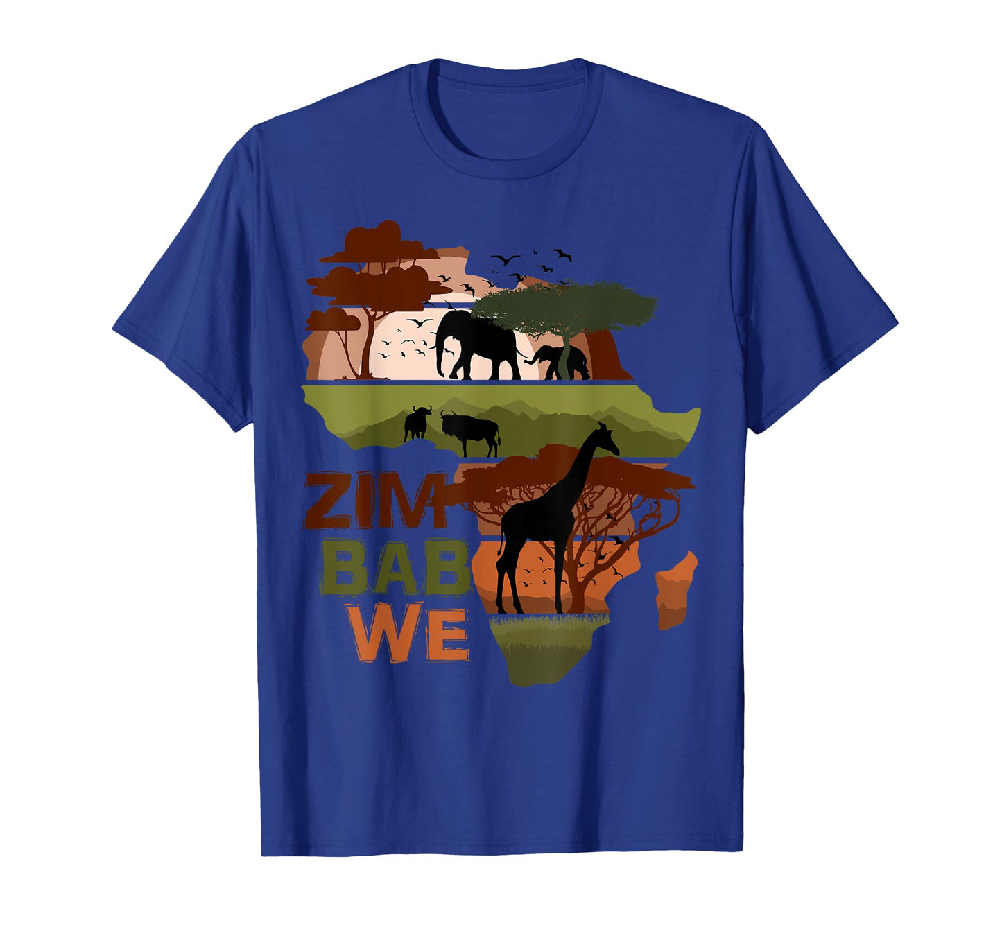 Zimbabwe Africa Sunset Continent Nature Wild Life T-Shirt