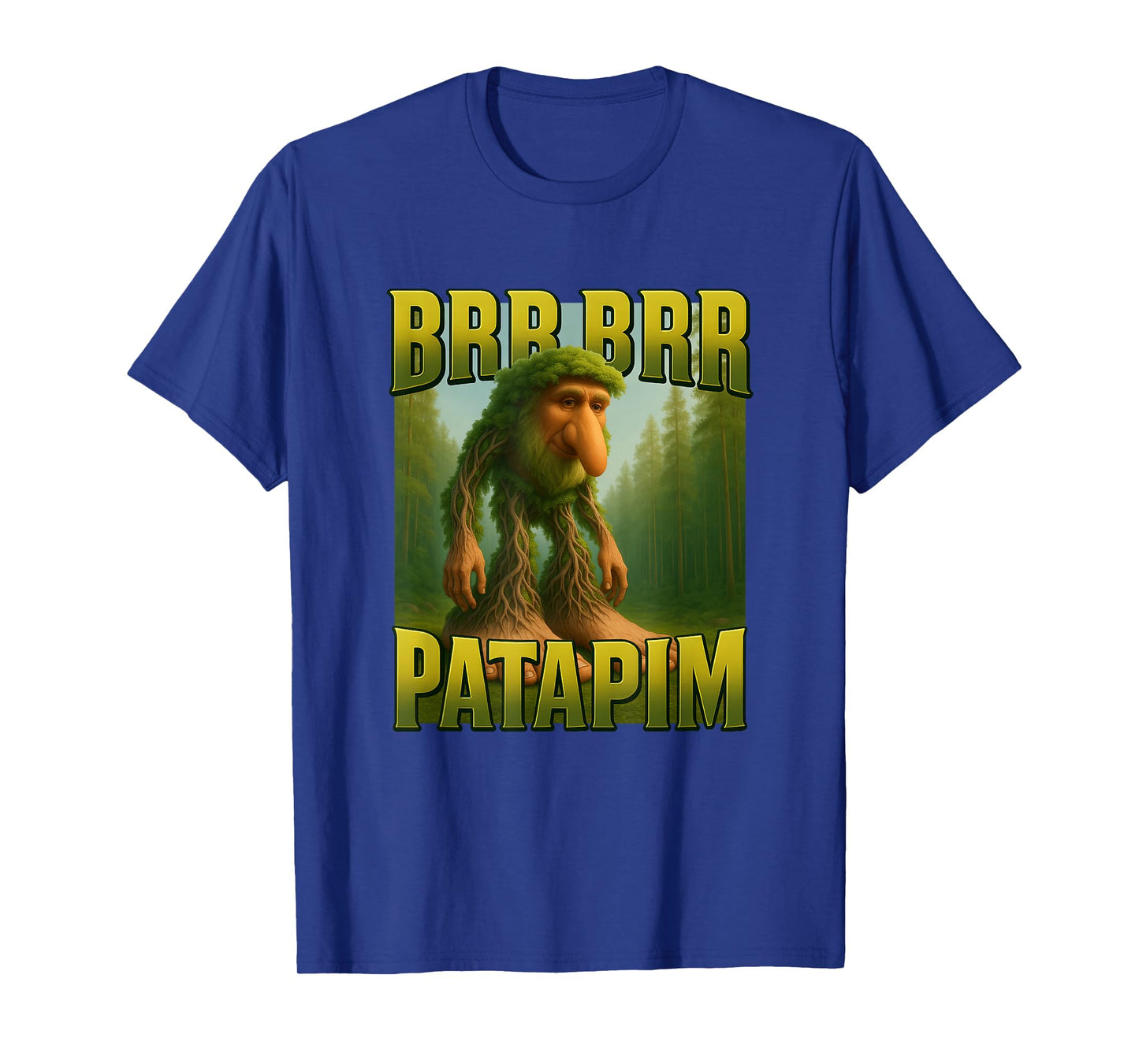 Brr Brr Patapim Italian Brainrot Funny Forest Monkey Meme T-Shirt