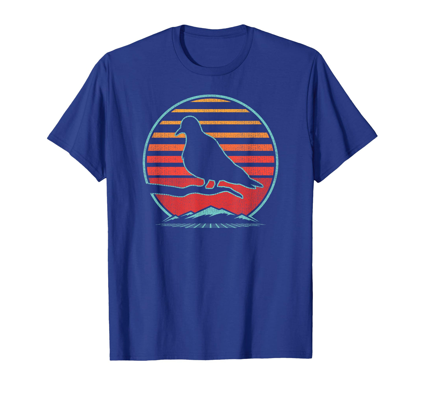 Mourning Dove Retro Vintage 80s Style Birding Gift T-Shirt