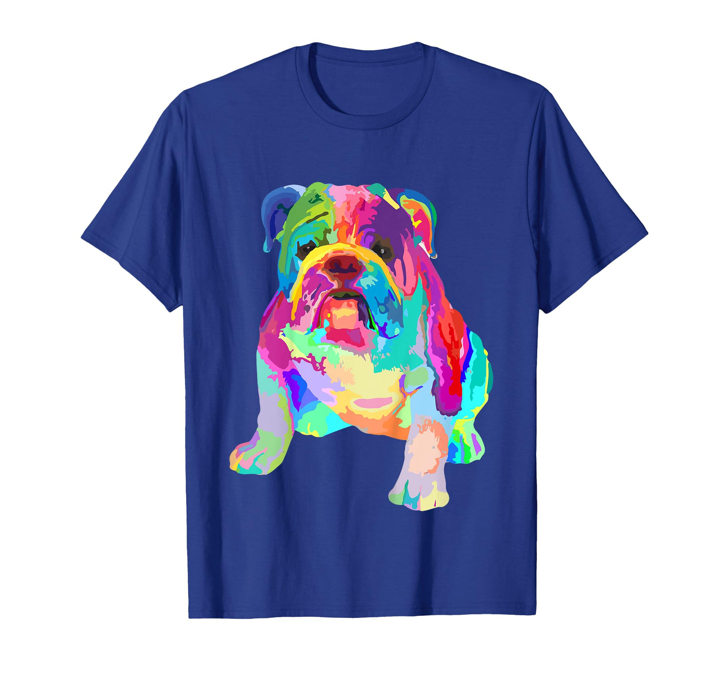 Boys Tshirts Colorful Cool Girls Shirts English Bulldog Kids T-Shirt