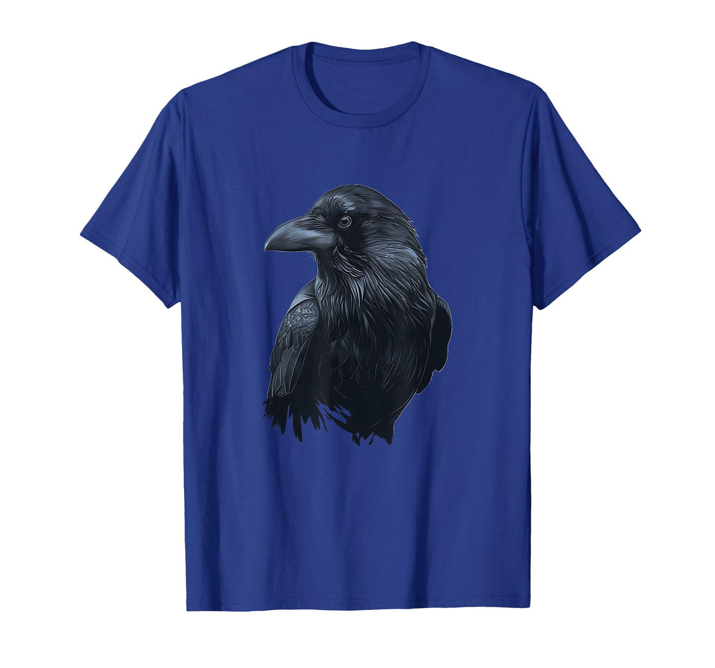 Raven Head Costume Black art Vintage Black Bird Crow Rraven T-Shirt