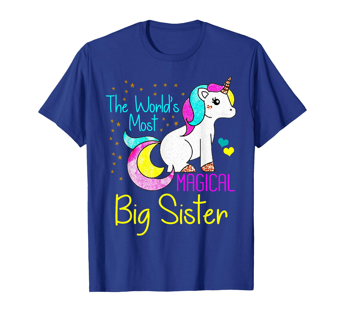 Magical Unicorn Big Sister Cute Funny Novelty T-Shirt Gift T-Shirt