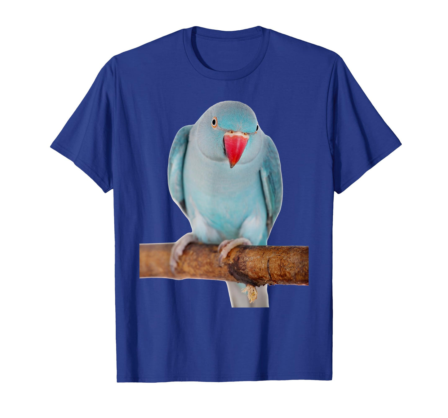 Blue indian Ringneck Parrot Bird humor for Parrot lovers T-Shirt
