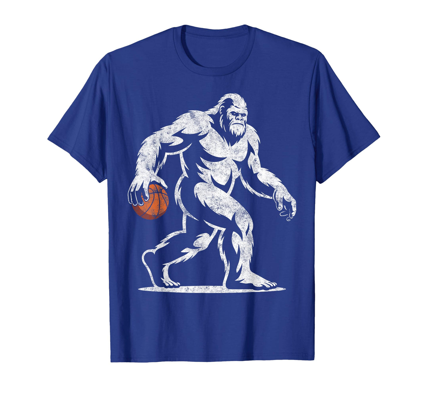 Sasquatch Bigfoot Basketball Ball Player Slam Dunk Hoops Tee T-Shirt