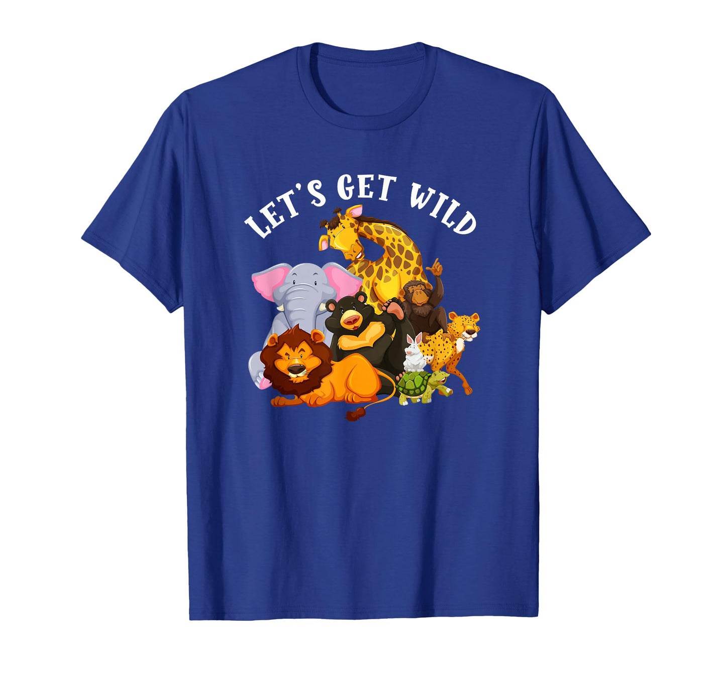 Let's Get Wild Zoo Animals Safari Party Day At The Zoo T-Shirt