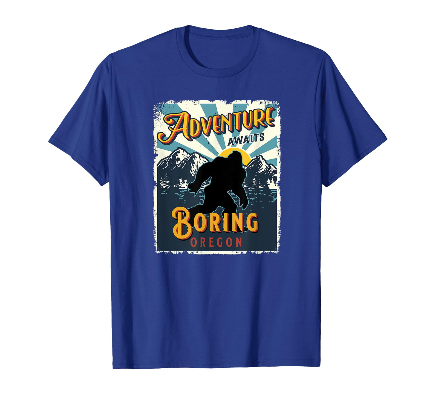Boring Oregon USA Sasquatch Big Foot Bigfoot Souvenir T-Shirt