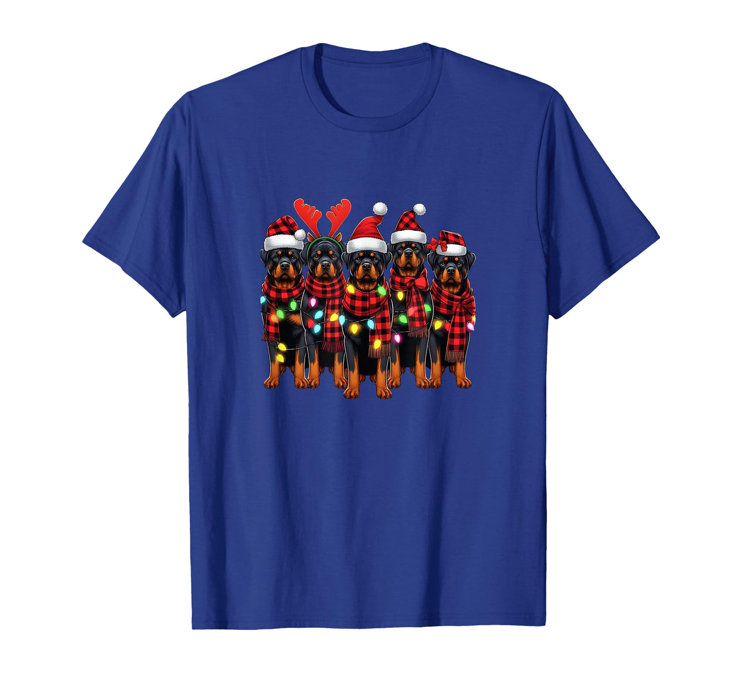 Rottweiler Christmas Rottweilers Xmas Rottweiler Lover T-Shirt
