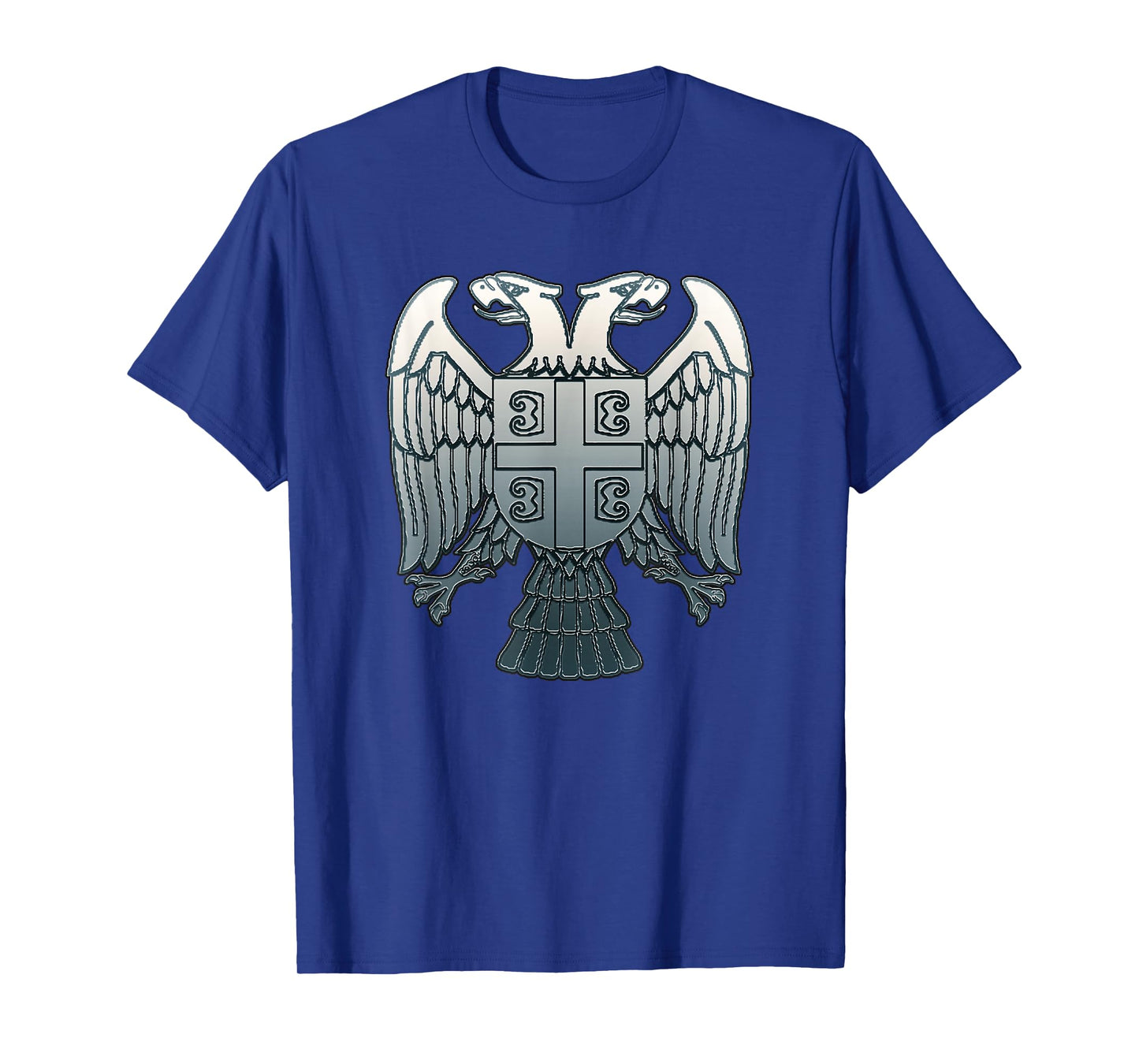 Serbian Double Headed Eagle Emblem - Serbia Coat of Arms T-Shirt