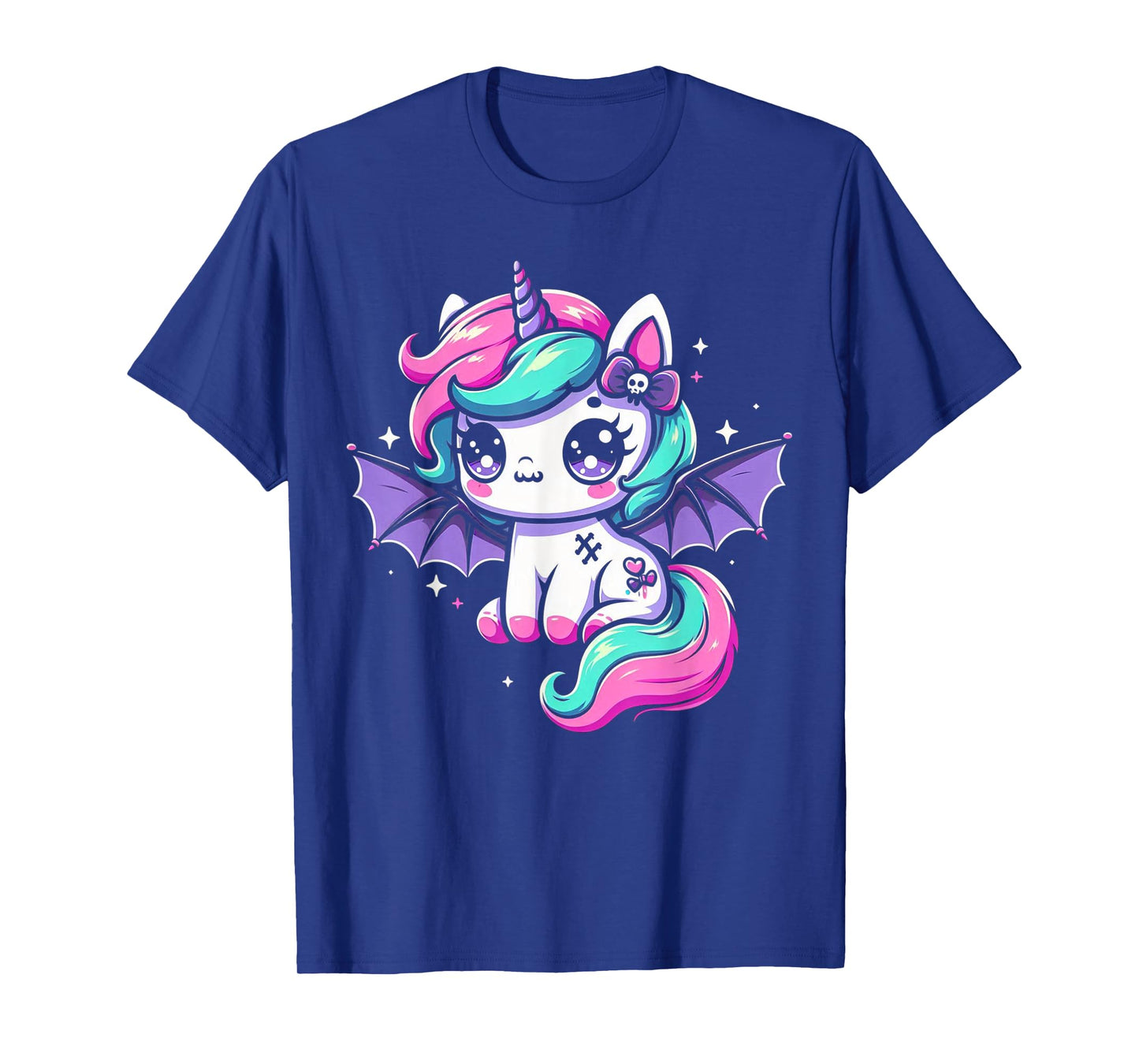 Pastel Goth Unicorn Kawaii Creepy Cute Aesthetic Art T-Shirt