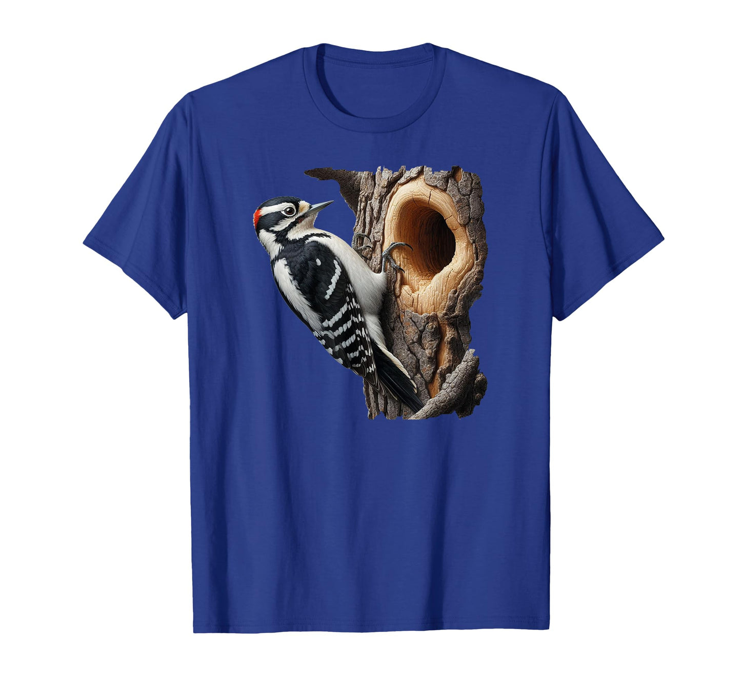 Bird Series. Downy Woodpecker. T-Shirt