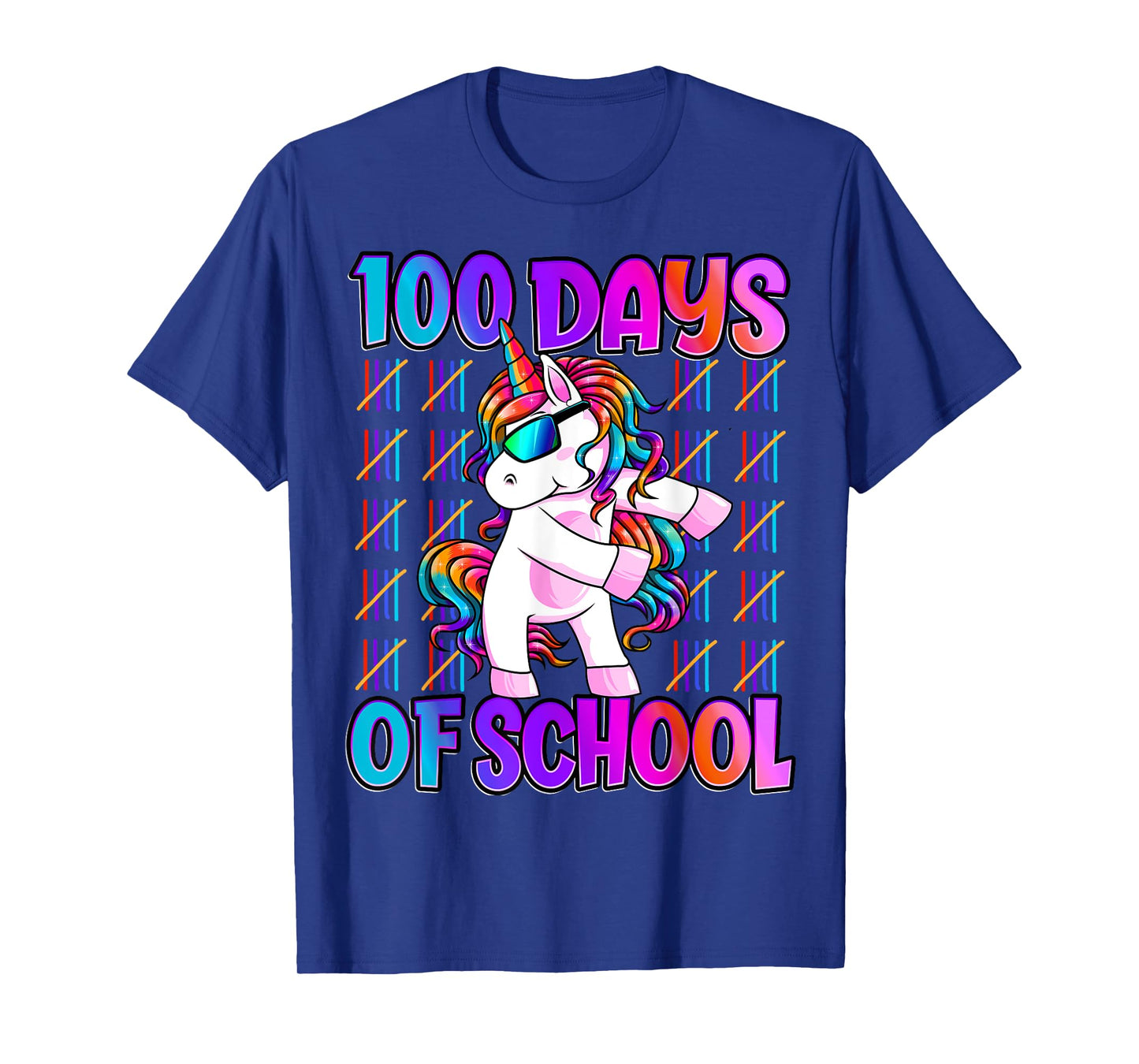 100 Days Of School Shirt Unicorn 100 Days Smarter 100th Day T-Shirt