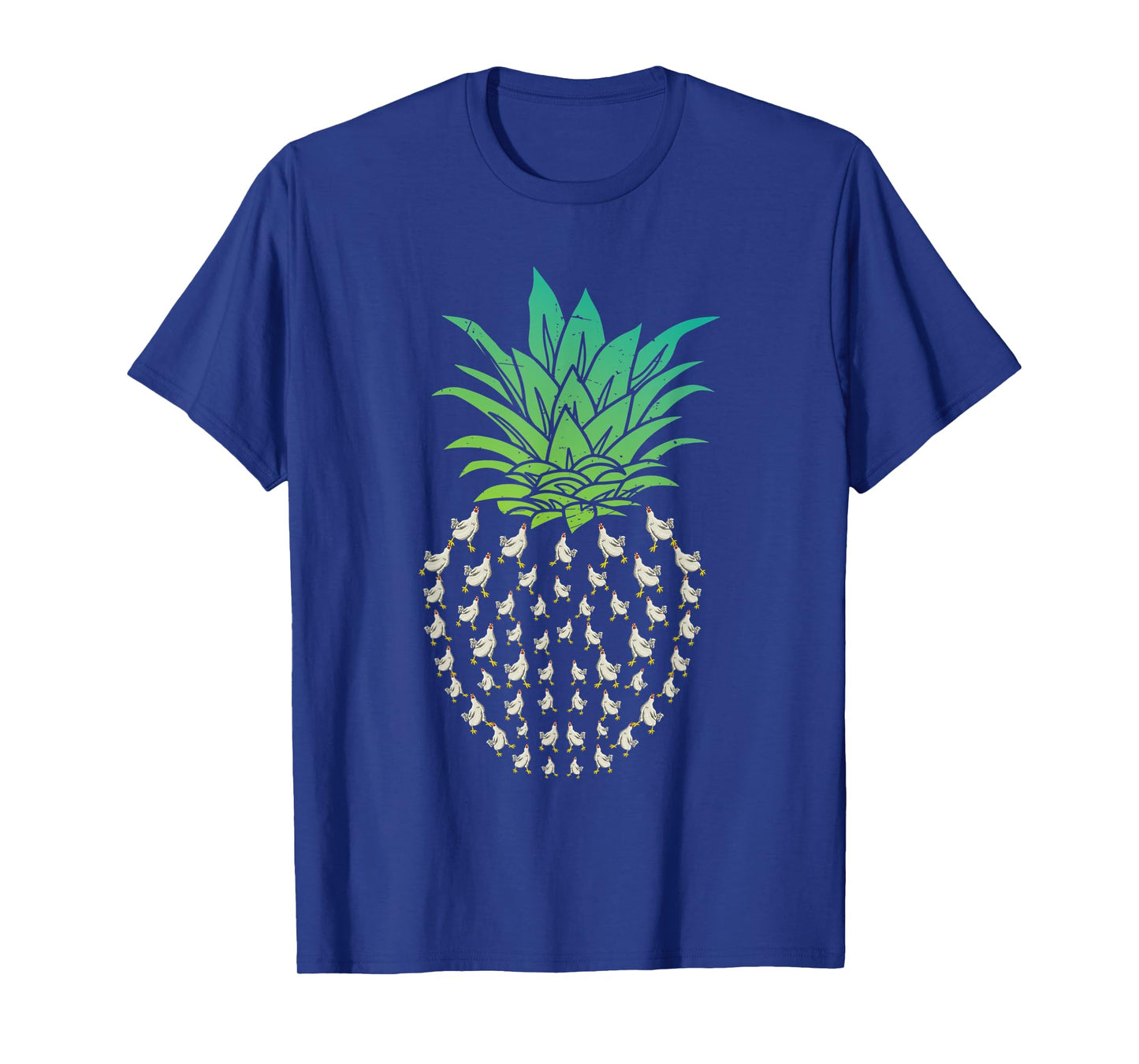 Farm Animal Bird Hen Pineapple Chicken T-Shirt
