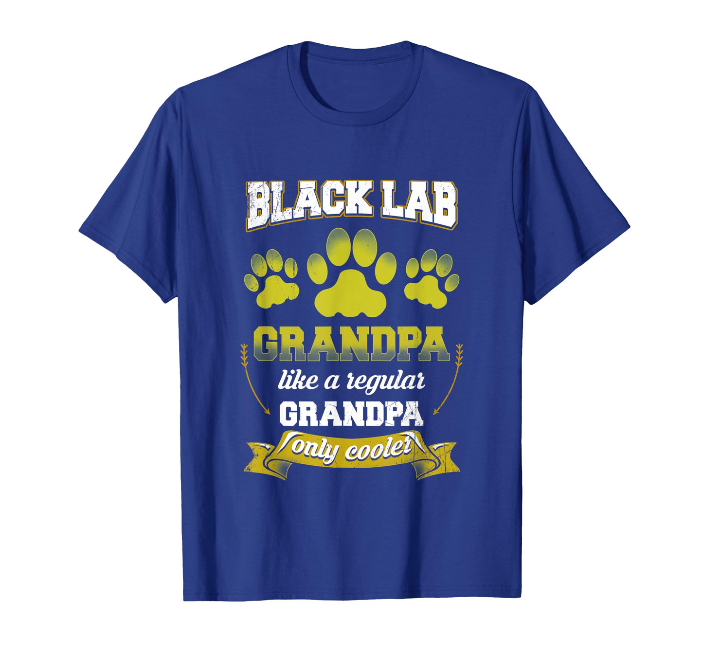 Mens Black Lab Grandpa Like A Regular Grandpa Only Cooler Shirt