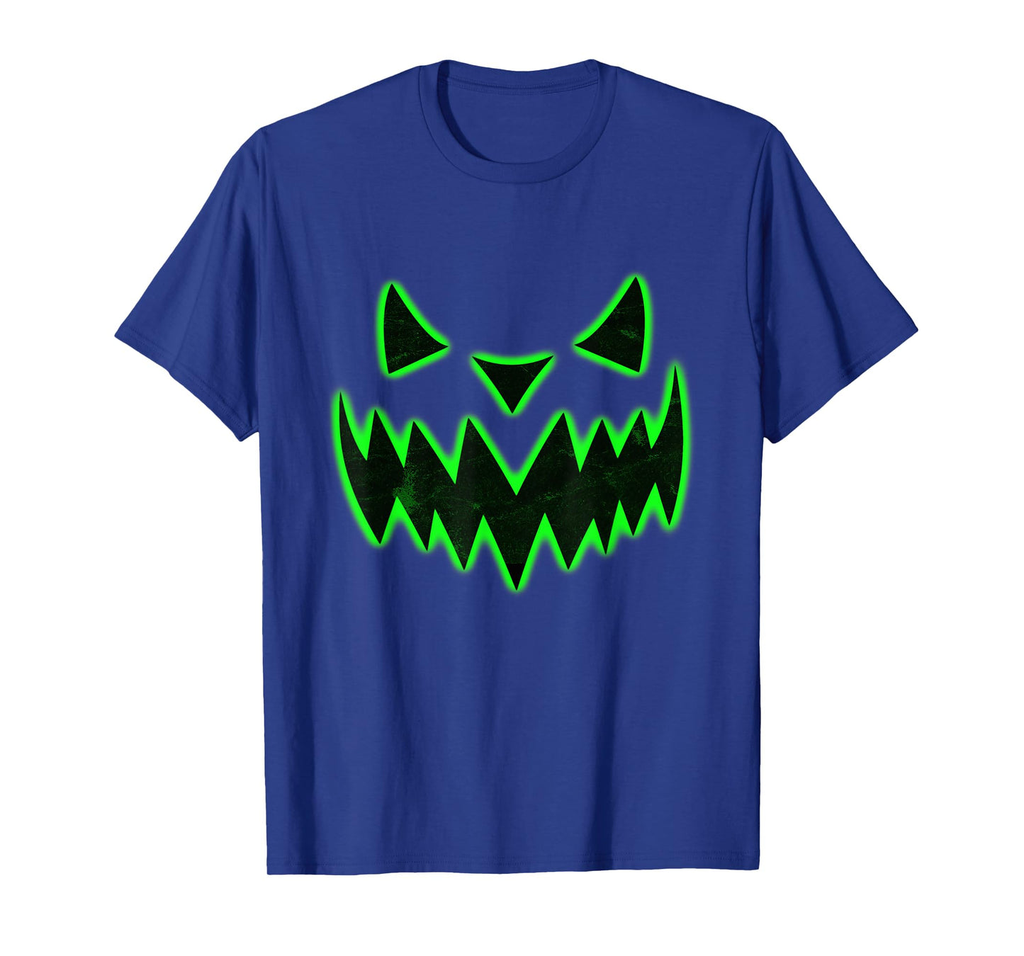 Scary green Pumpkin Halloween T-Shirt Halloween Costume Tee T-Shirt