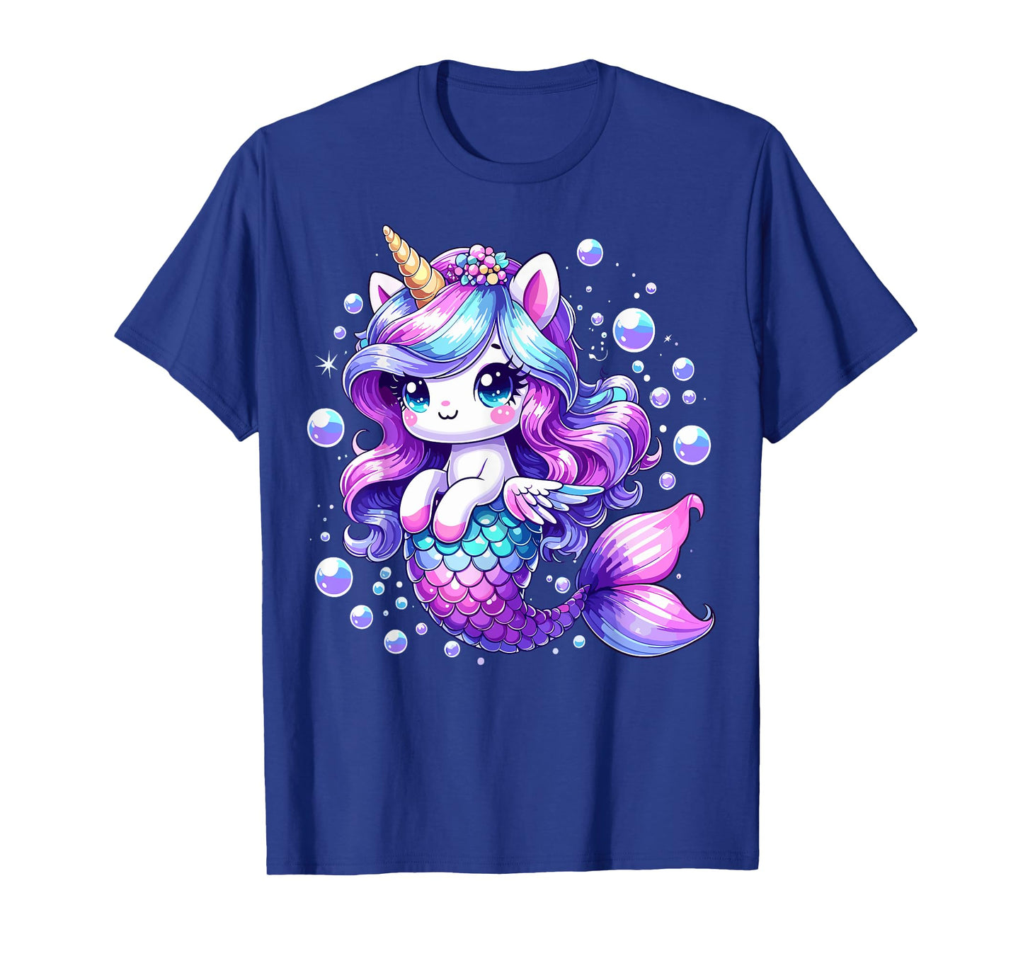Mermaid Birthday Party Unicorn Mermicorn T-Shirt