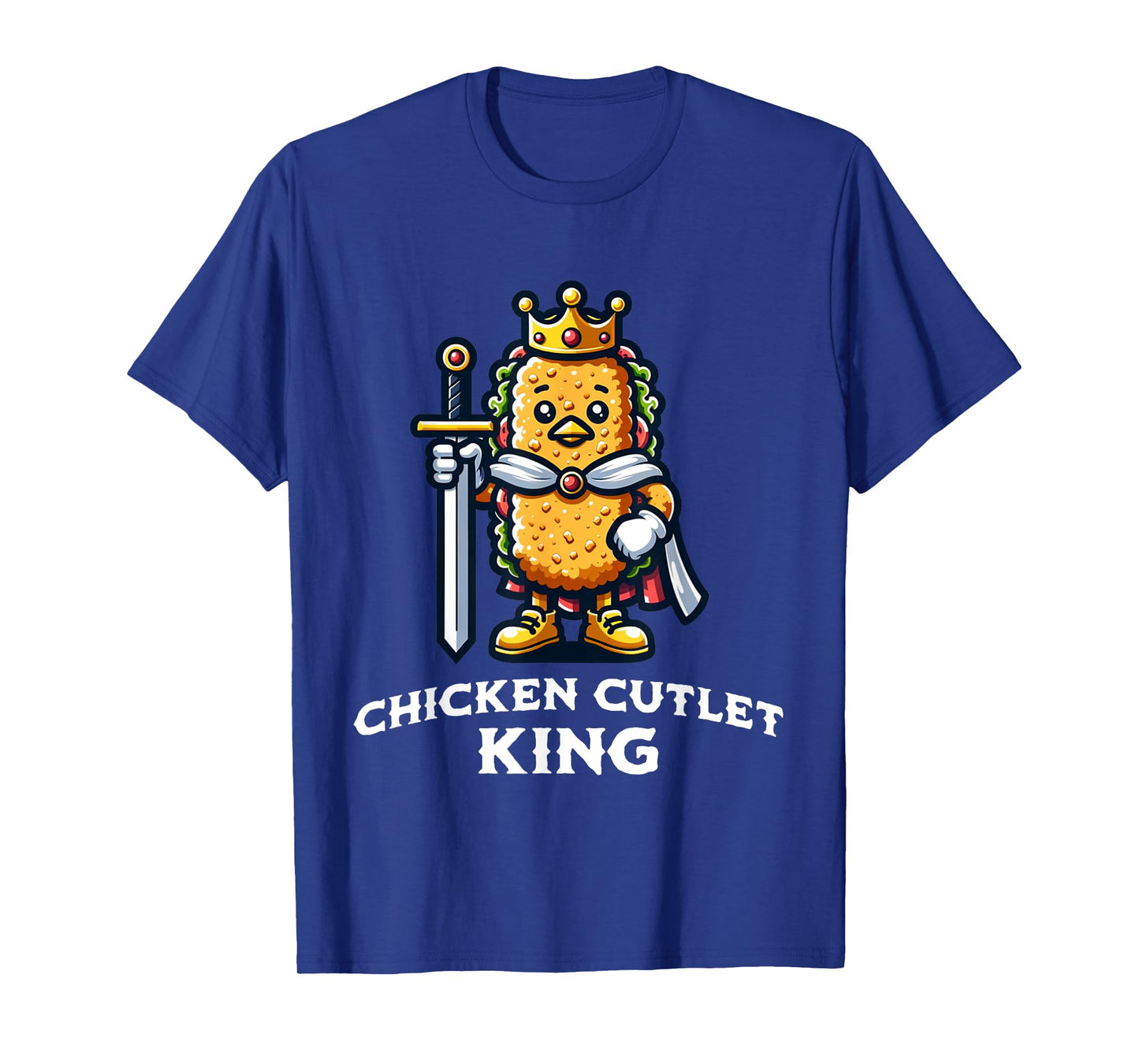 Chicken Cutlet Funny Saying Unisex-Child T-Shirt, Black, Small, Short Sleeve, Cotton Blend, Novelty T-Shirt, Food Enthusiasts, General Audience