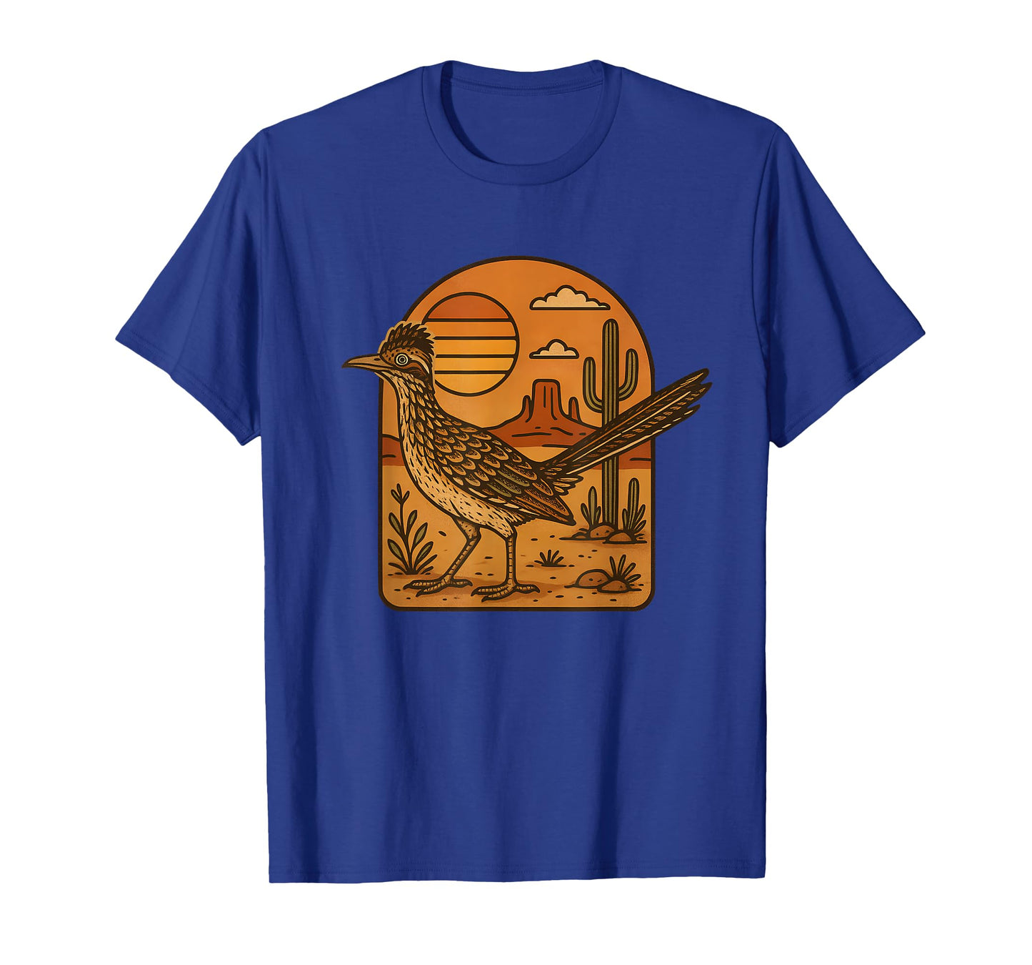 Boho Desert Roadrunner Artwork T-Shirt