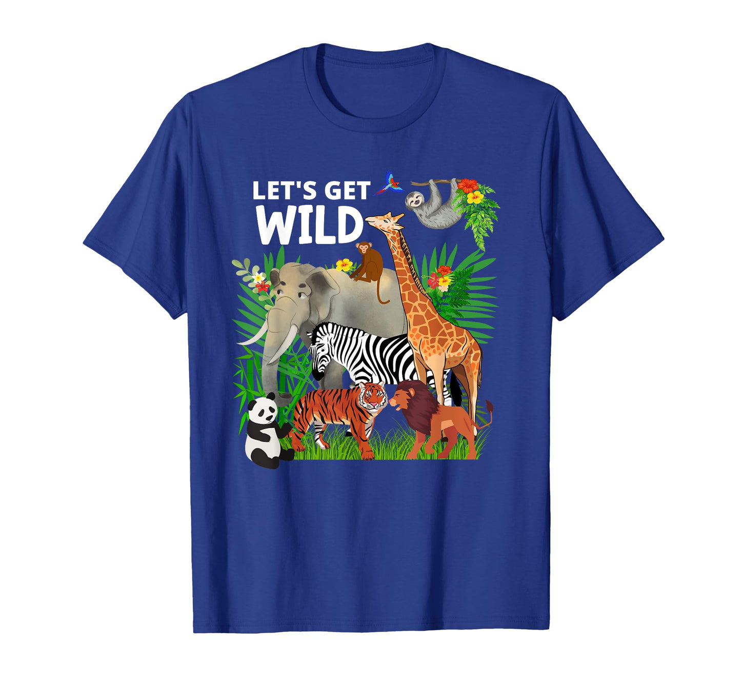 Zoo Animals Wildlife Birthday Party A Day At The Zoo Safari T-Shirt