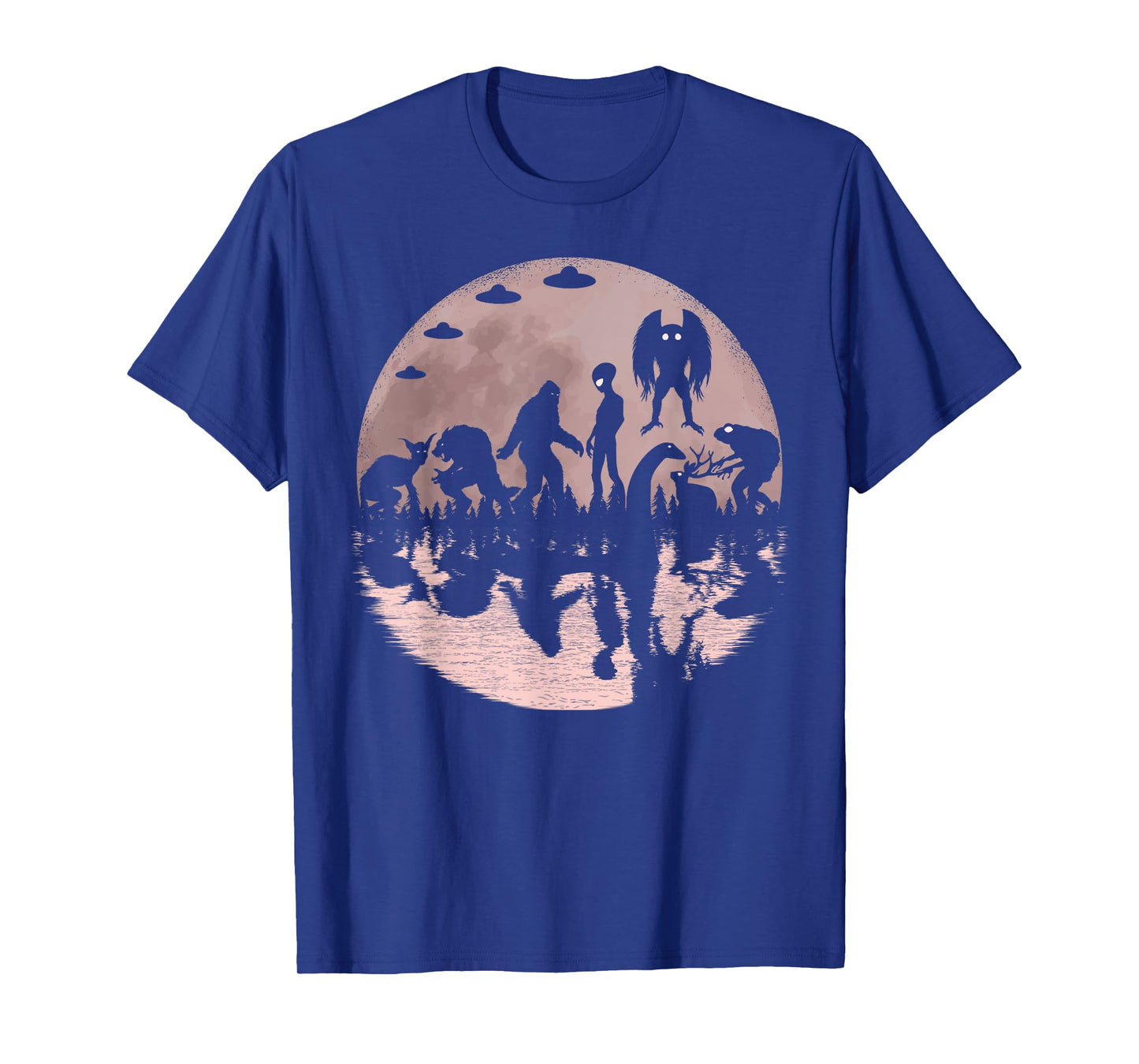 Cryptid Bigfoot Loch Ness Monster Mothman And Other Cryptids T-Shirt