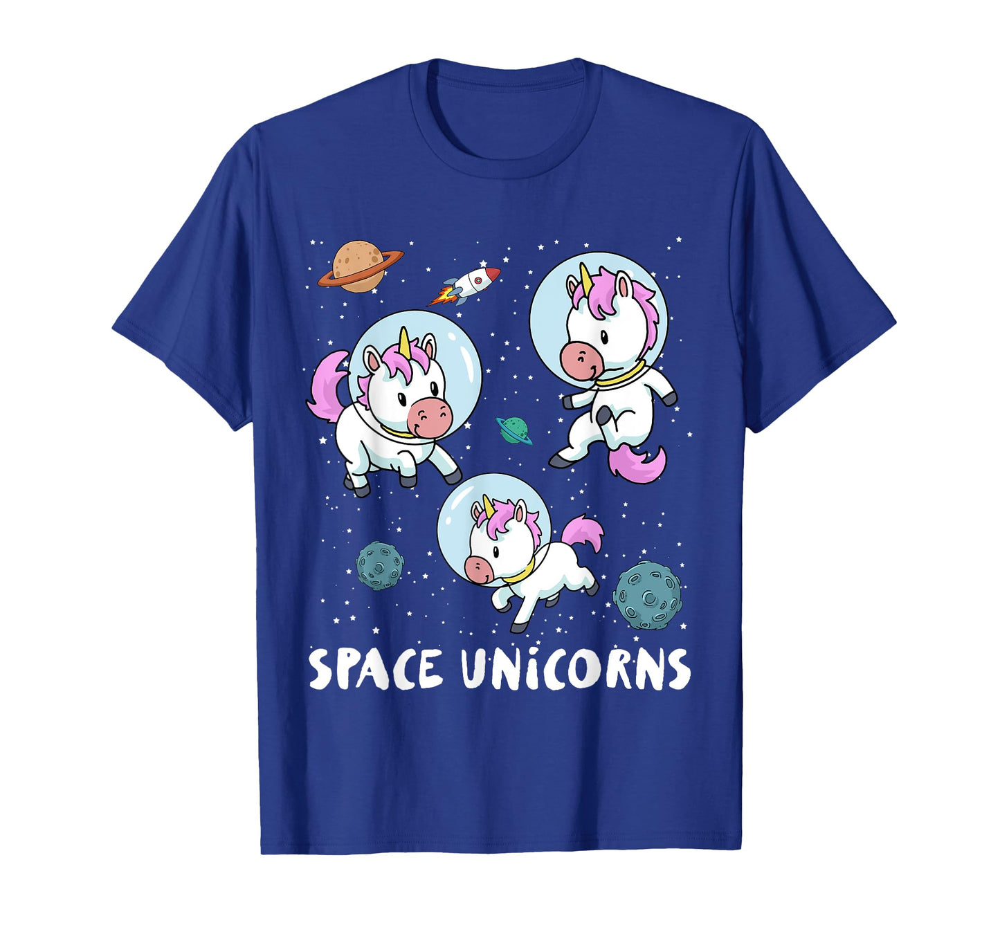 Space Unicorns T-Shirt Funny Astronaut Planet Travel Tee T-Shirt