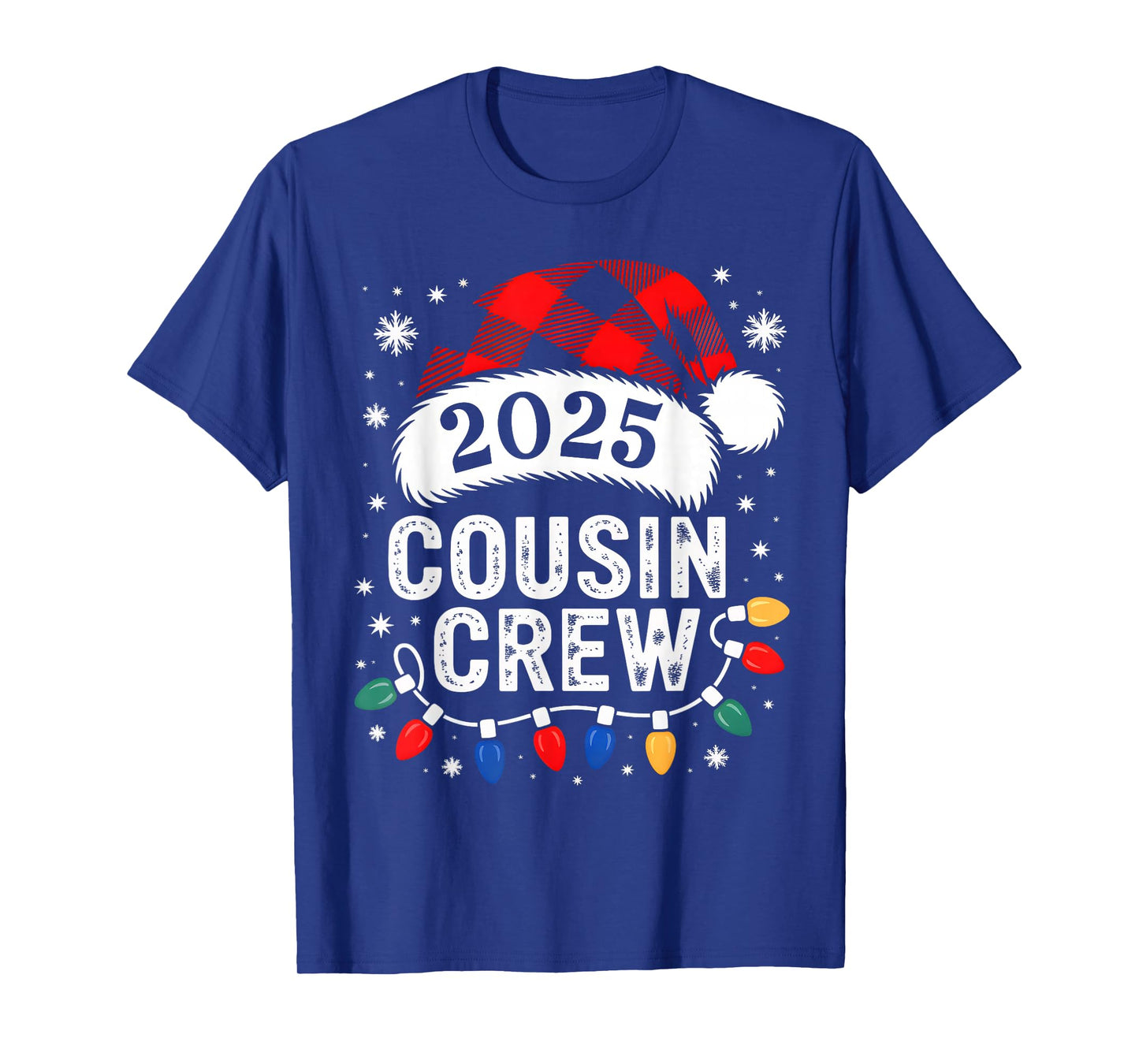 Christmas Cousin Crew 2025 Matching Xmas Family Pajama Pjs T-Shirt