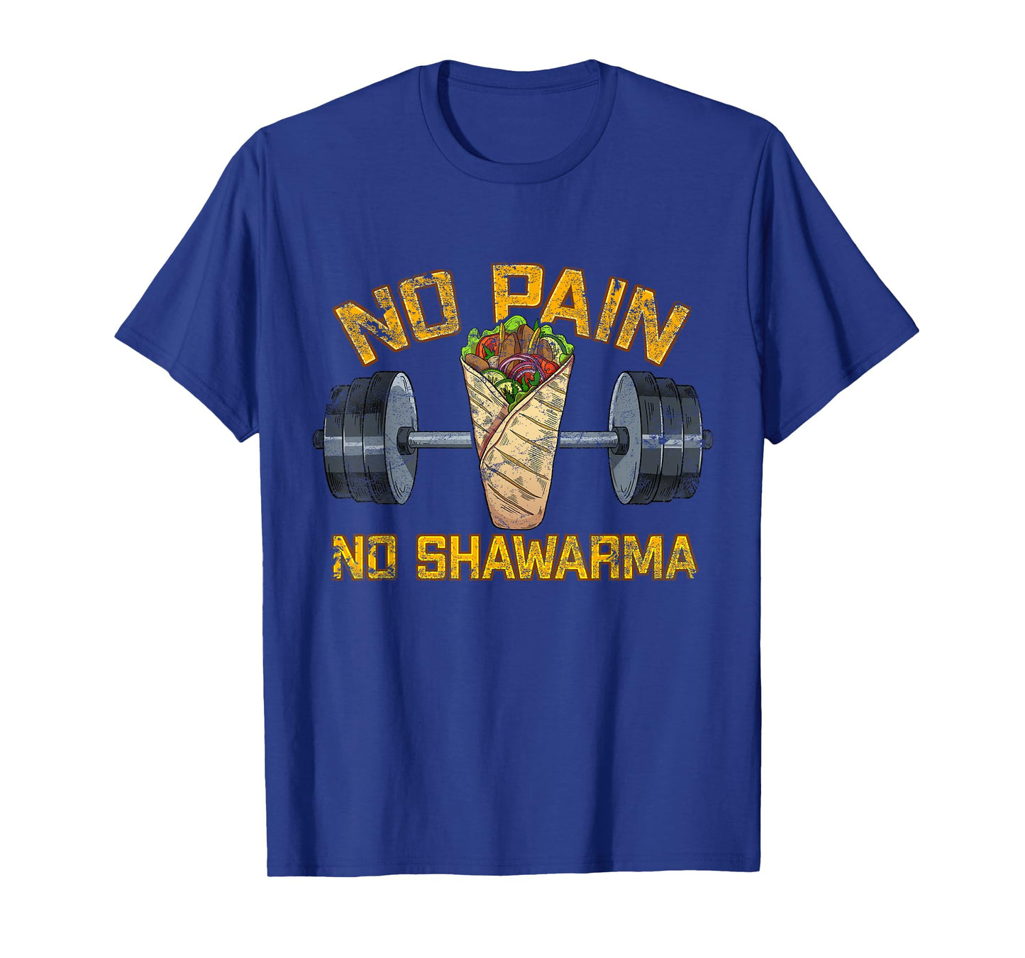 Shawarma Fan Arabic Fitness Kitchen Weight Lifting T-Shirt