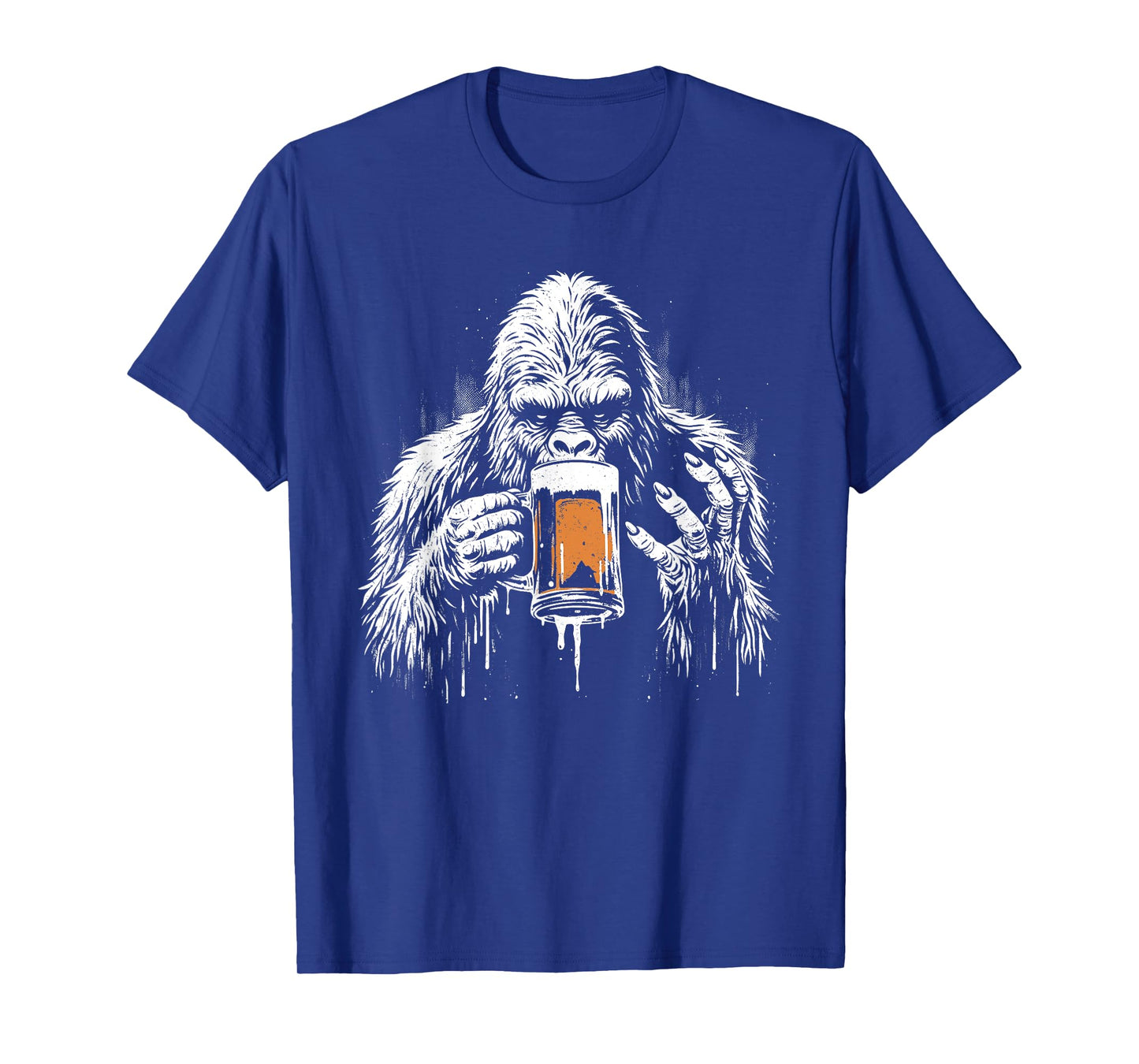 Bigfoot Drinks Beer - Funny Bigfoot Sasquatch Lover T-Shirt