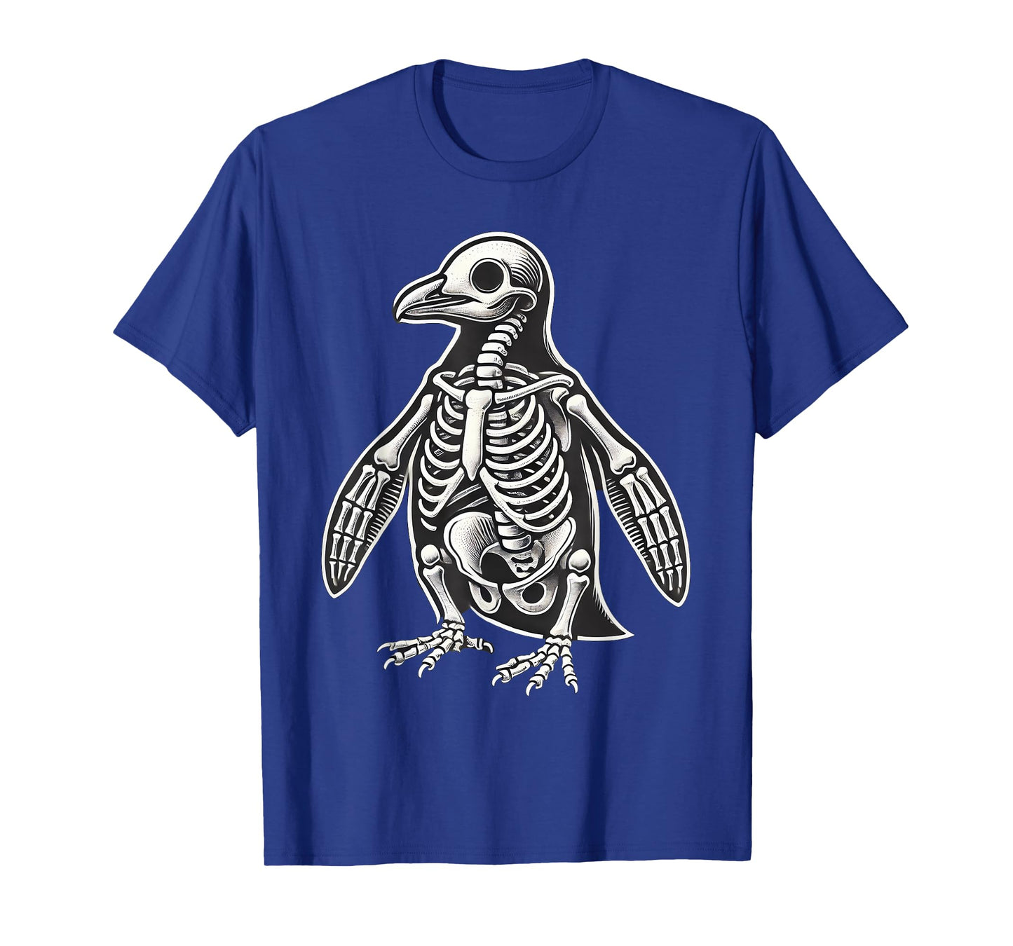 Penguin Skeleton Halloween T-Shirt