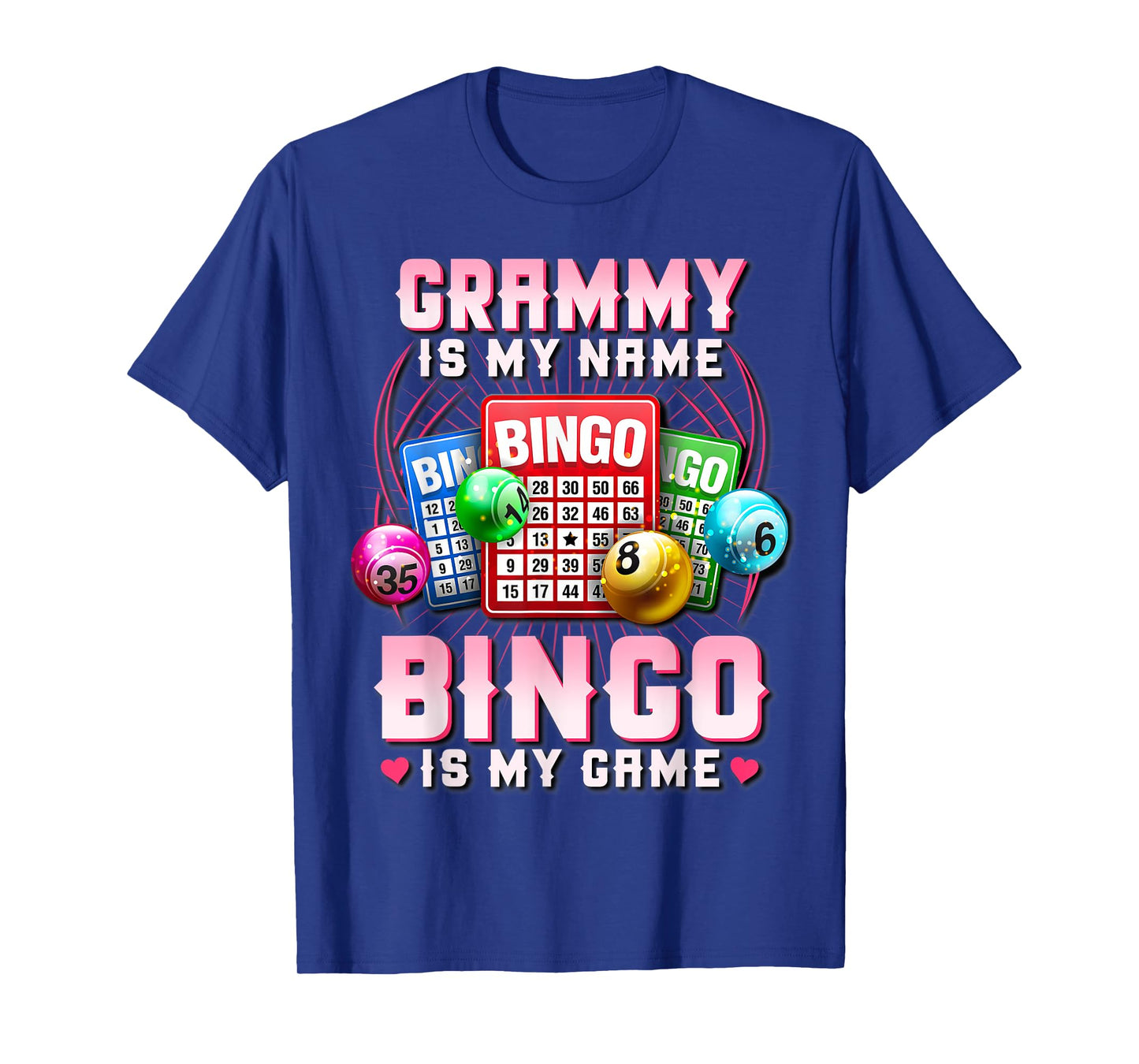 Bingo Player Grammy Is My Name Bingo Is My Game Xmas T-Shirt