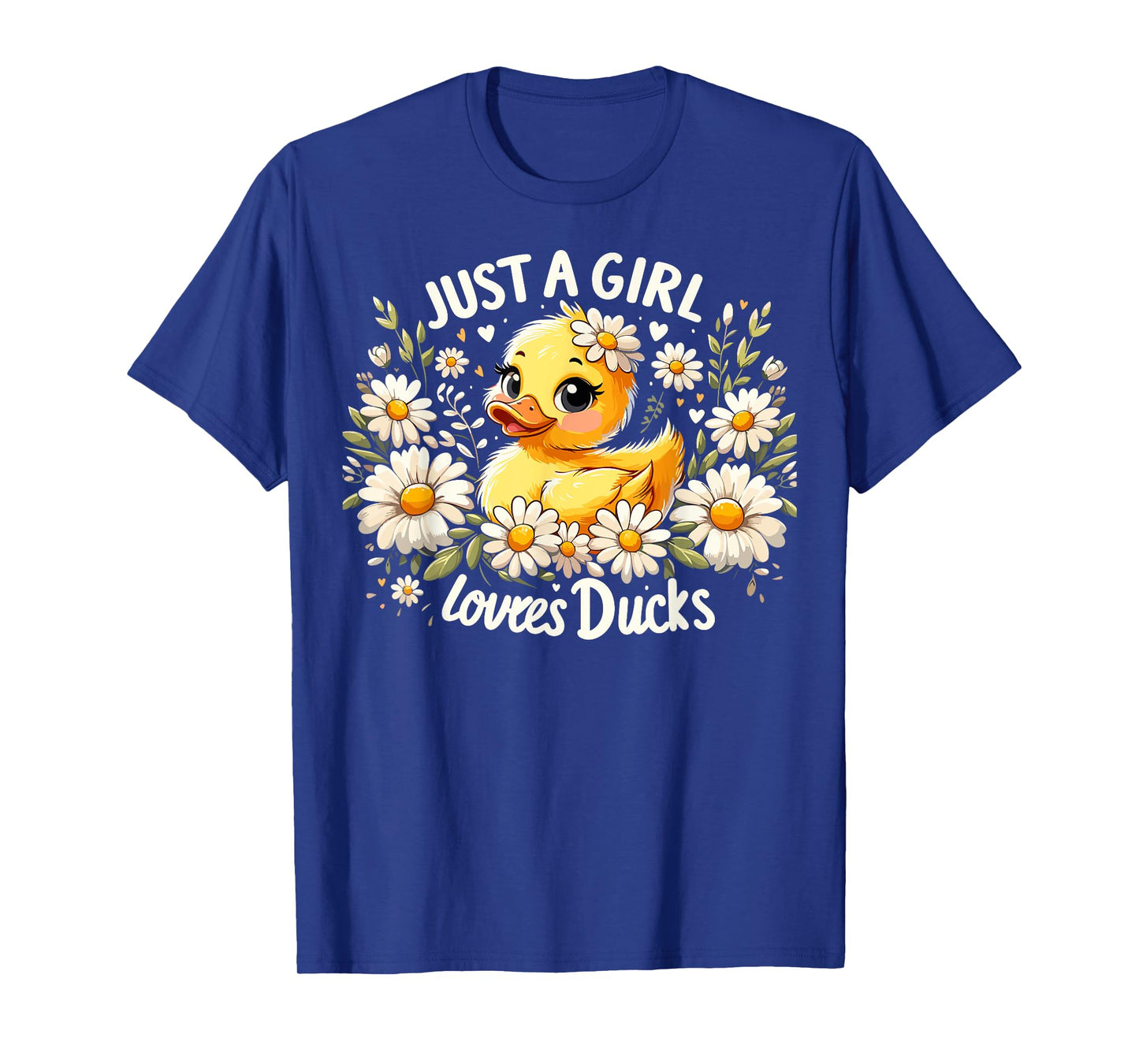 Just A Girl Who Loves Ducks Cute Duck T-Shirt