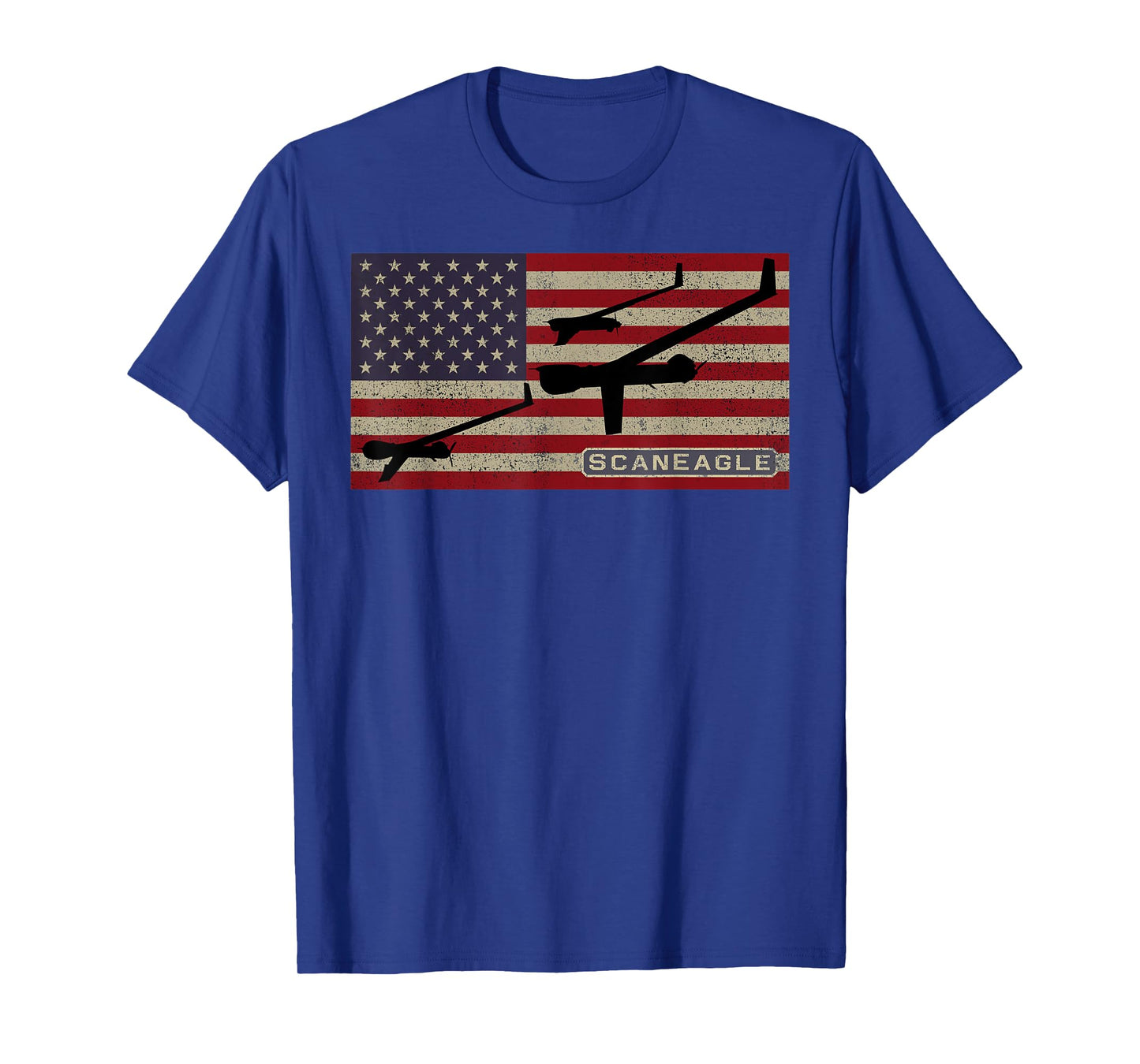 ScanEagle Military UAV Drone American Flag Women Kids Men T-Shirt