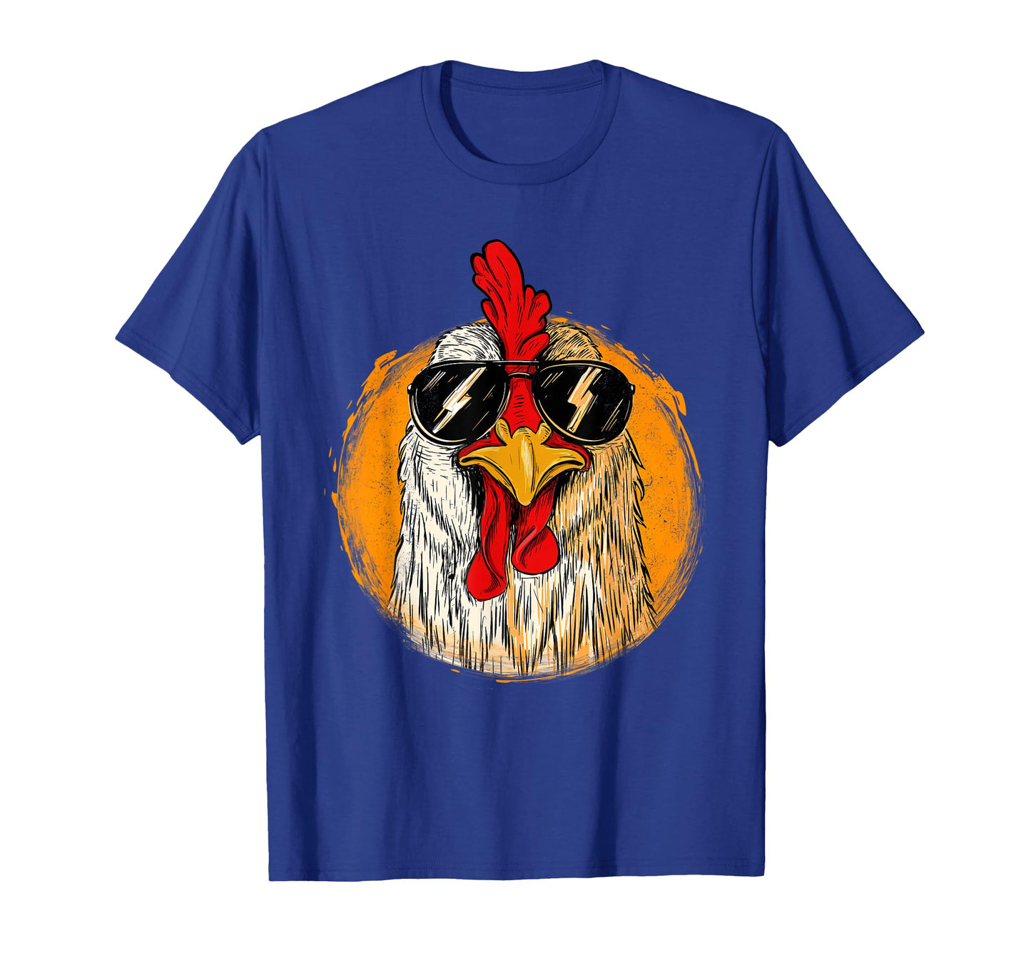 Hipster Chicken With Sunglasses - Retro Vintage Farm Rancher T-Shirt
