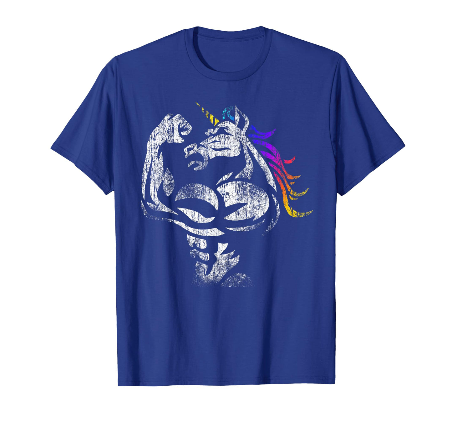 Muscle Unicorn Workout Fathers Day Gift Weightlifting Gym T-Shirt