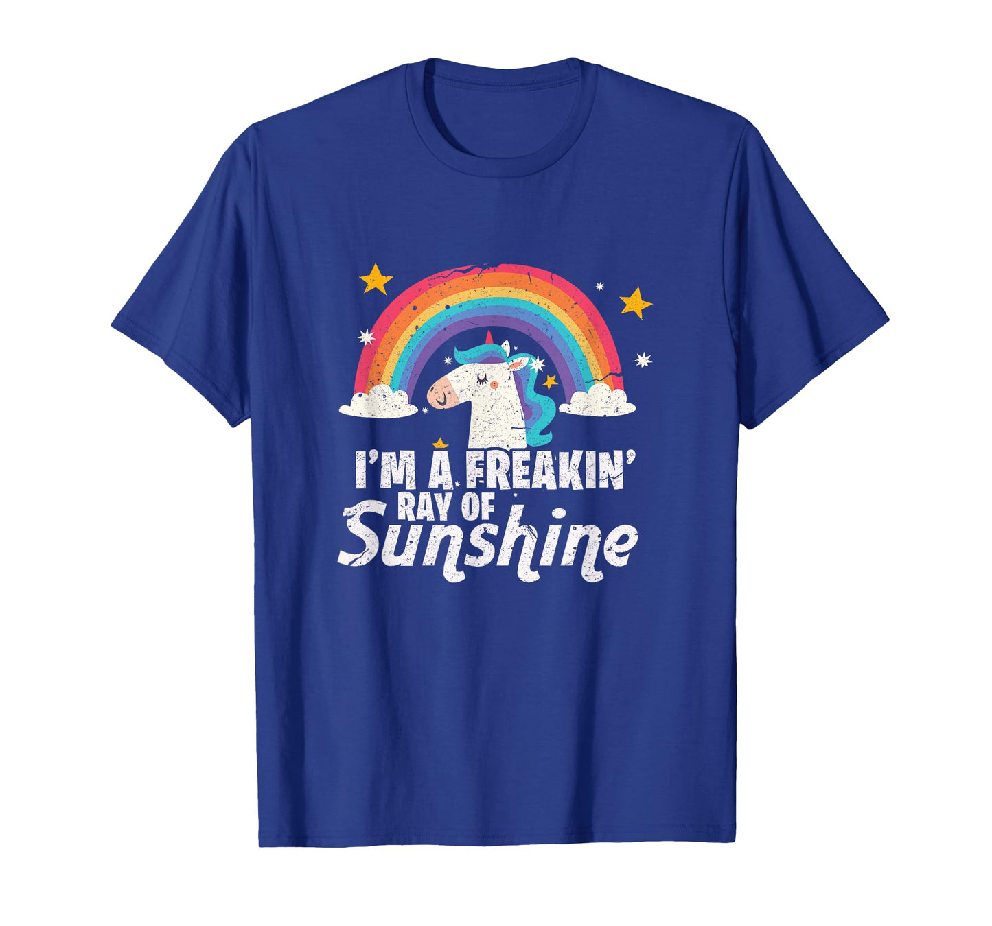 I'm A Freaking Ray Of Sunshine Shirt | Funny Unicorn Gift T-Shirt