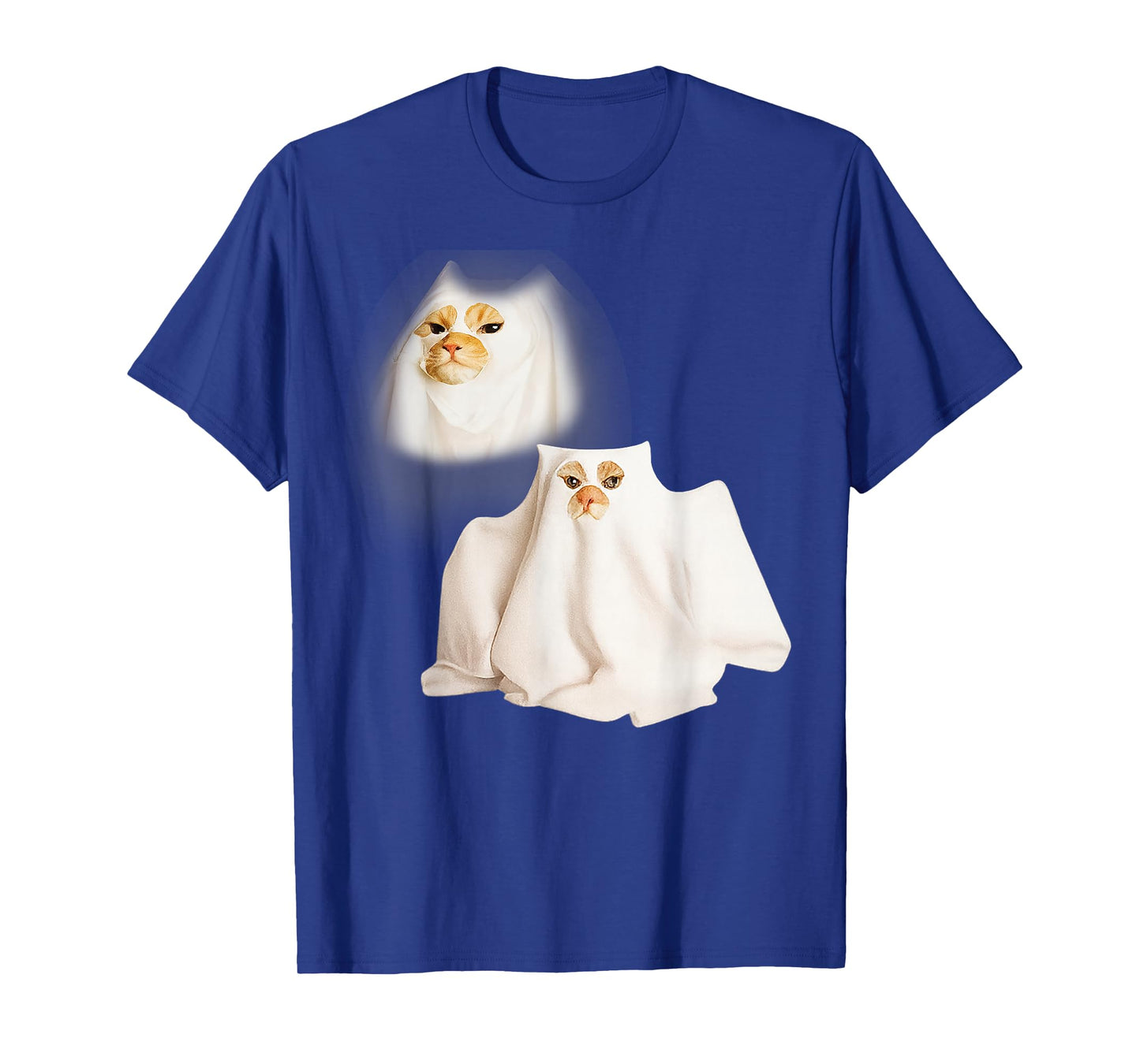 Ghost Kitten Meme Ghost Cat Funny Wizard Cat Halloween T-Shirt