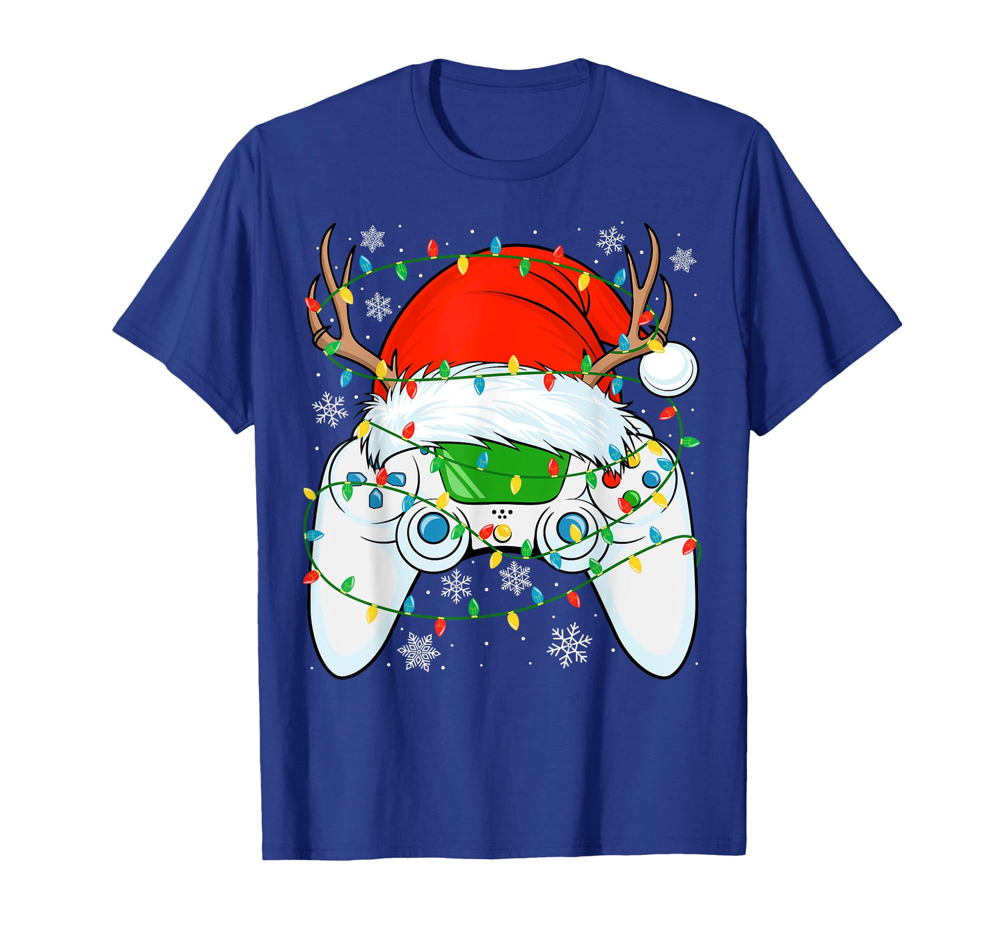 Christmas Santa Gamer Xmas Funny video gaming Christmas boys T-Shirt