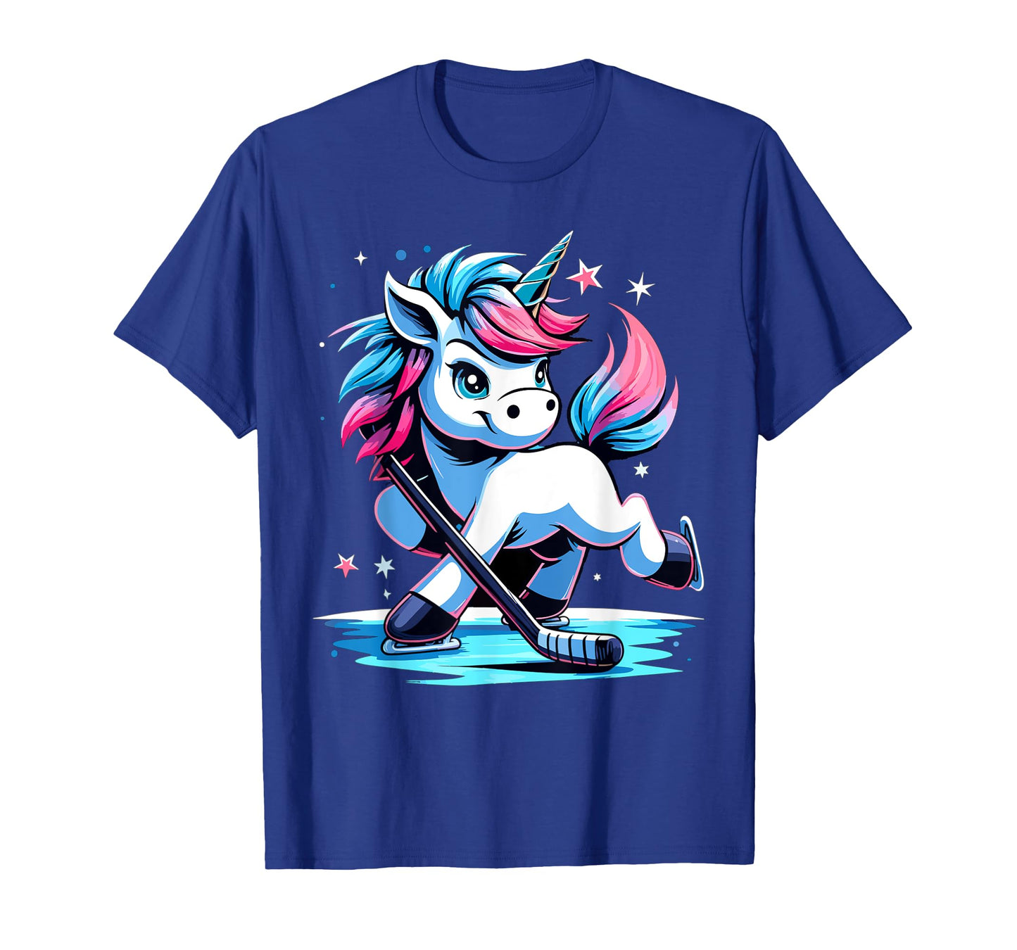 Ice Hockey Unicorn Kawaii Ice Hockey Mom T-Shirt