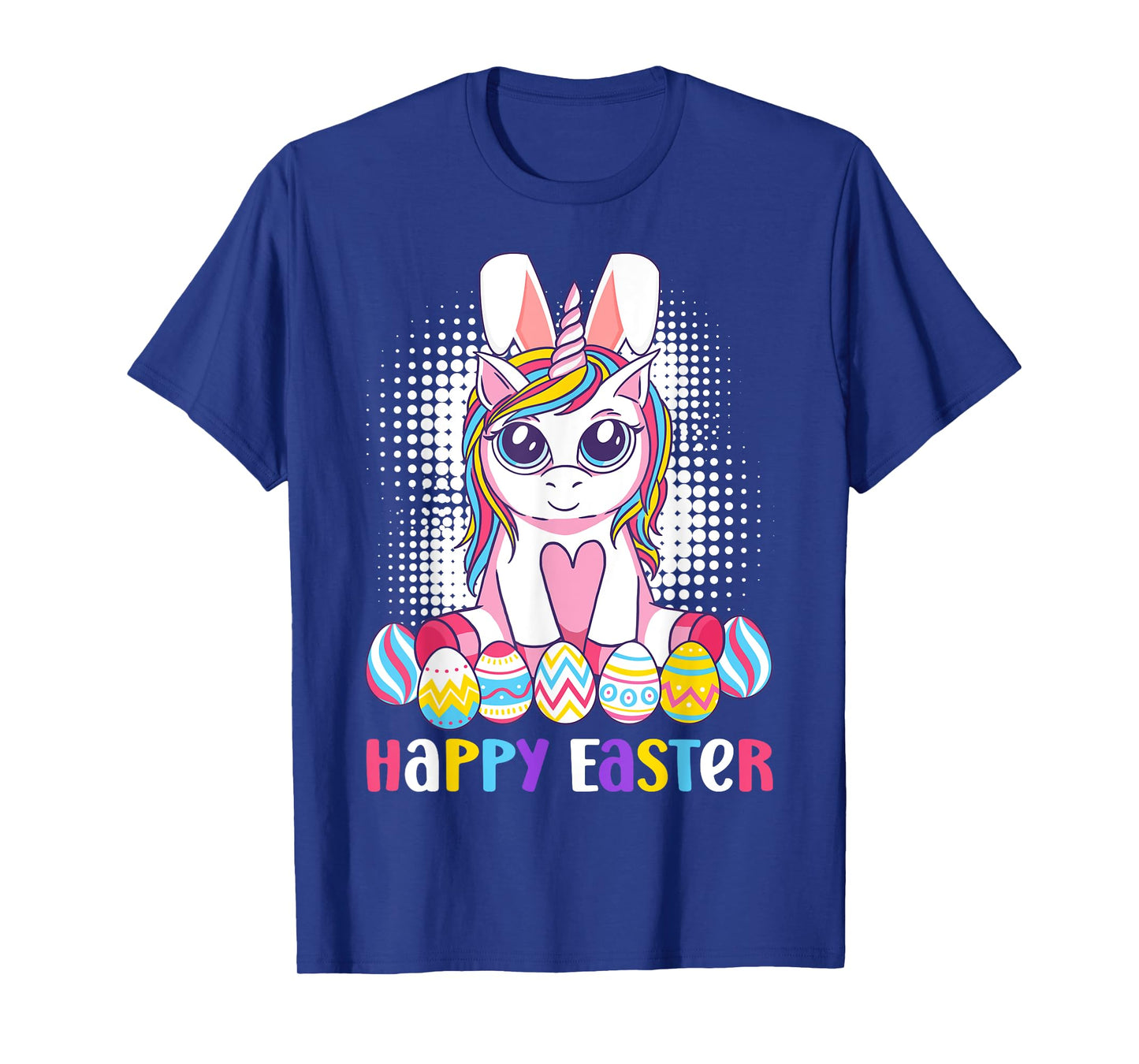 Easter Unicorn Shirt Bunny Boys Girls Kids Happy Easter T-Shirt