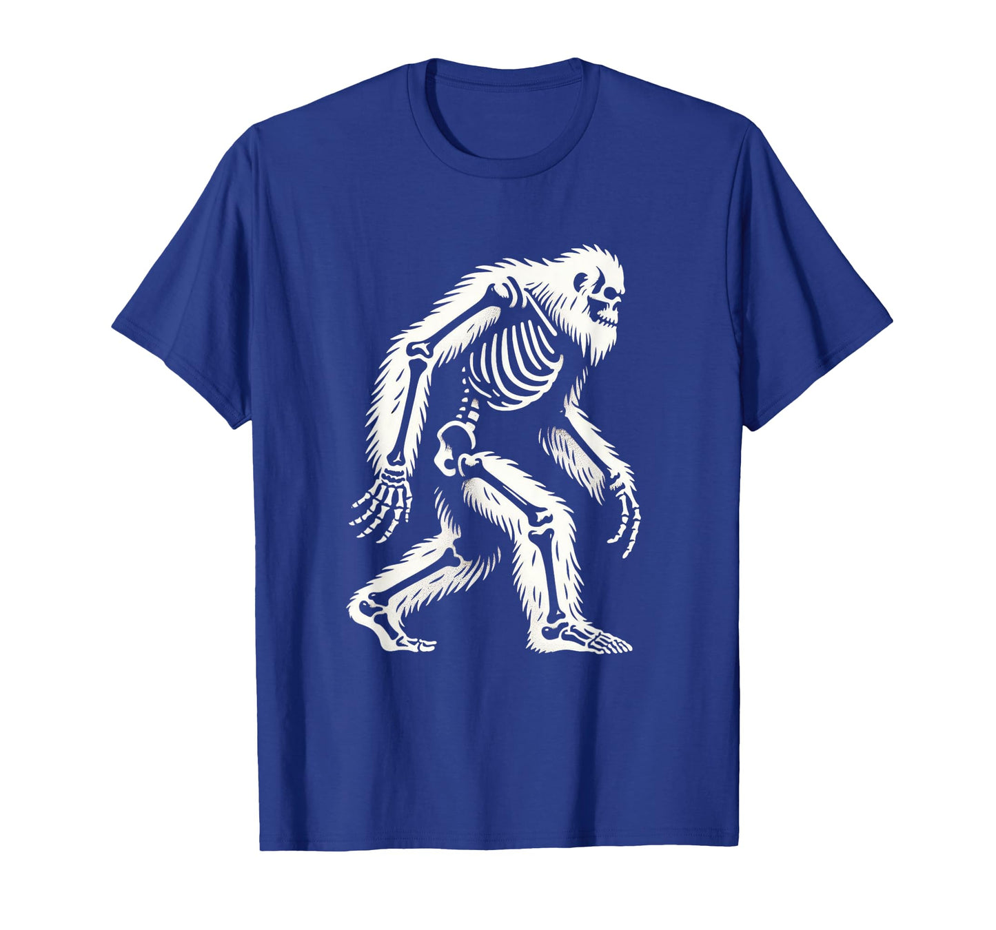 Funny Bigfoot Sasquatch Halloween skeleton T-Shirt