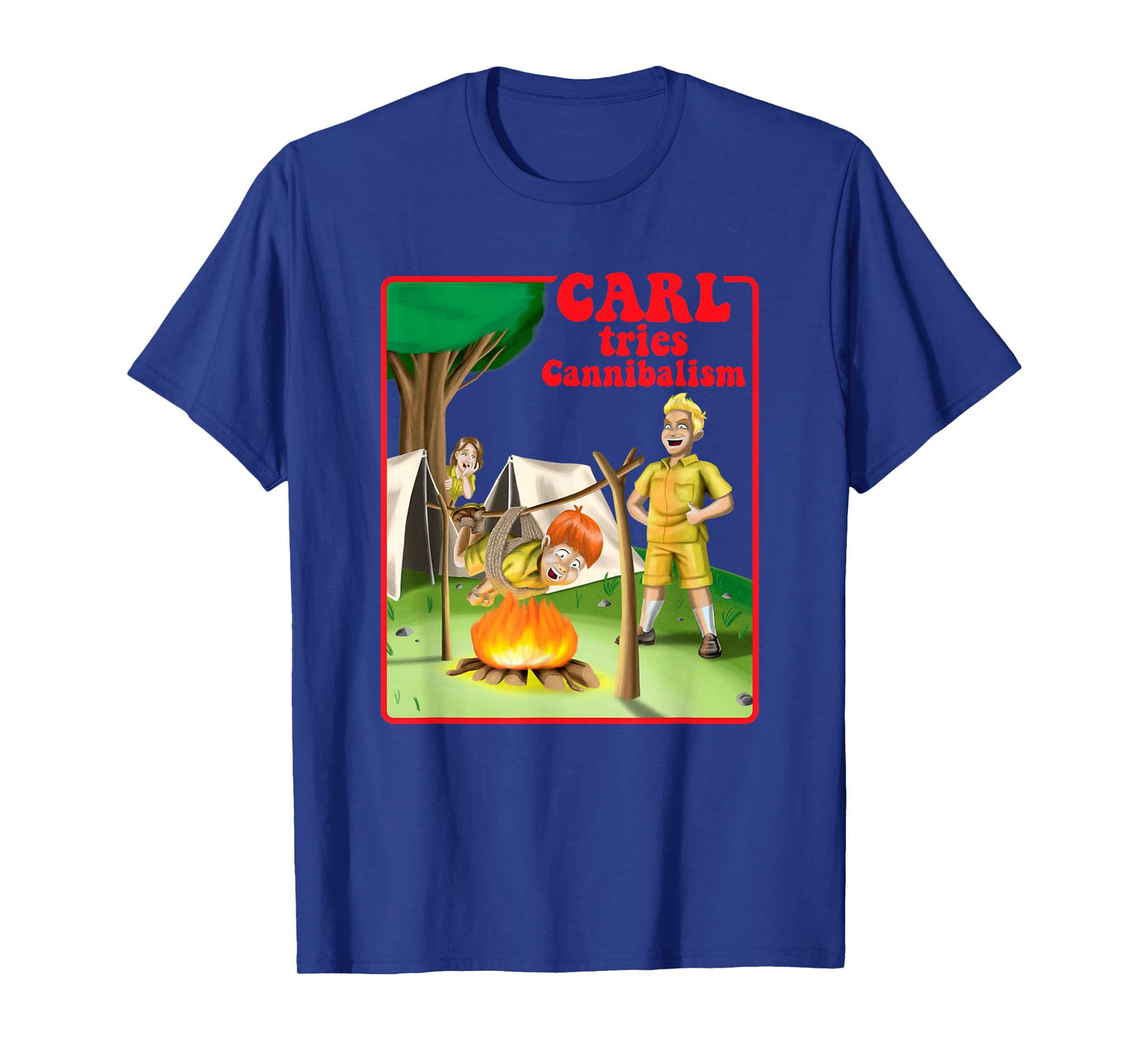 Carl Tries Cannibalism - Cute Horror Shirt - Funny Horror T-Shirt