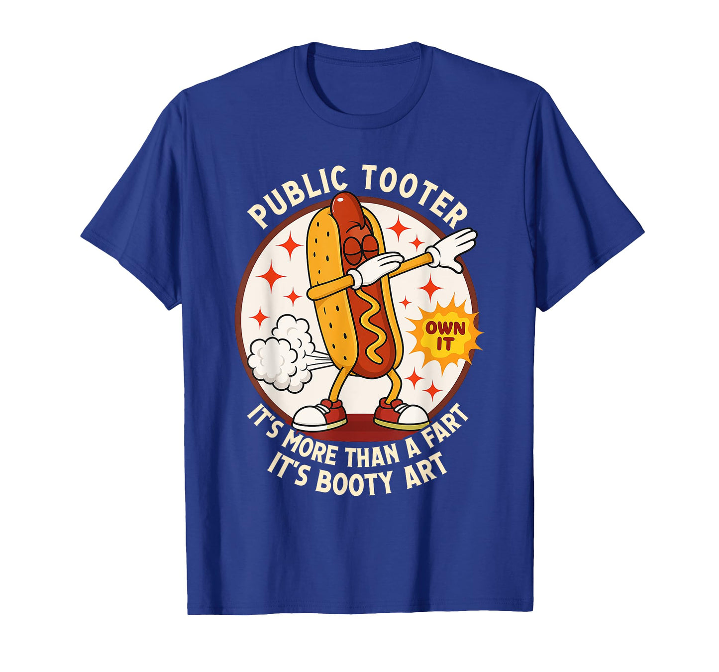 Public Tooter Funny Inappropriate Embarrassing Adult Humor T-Shirt