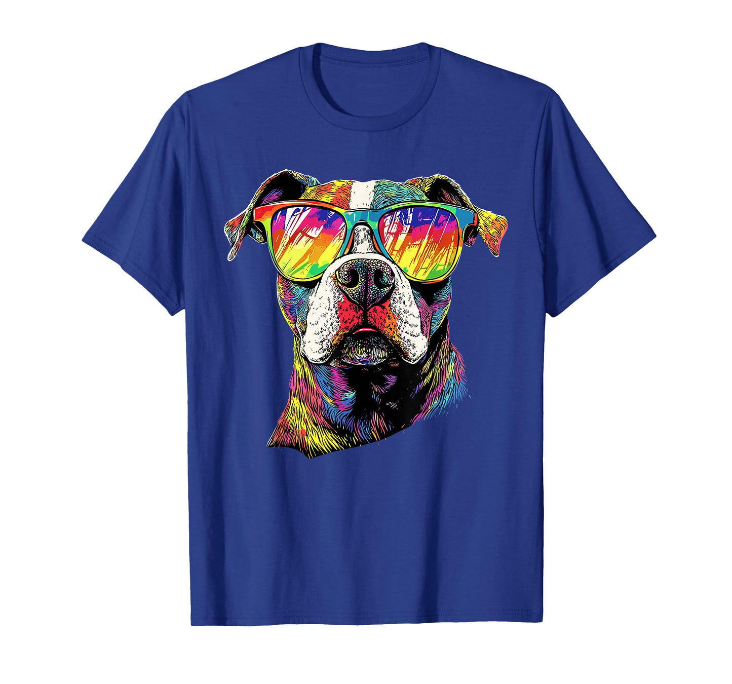 Pitbull with Sunglasses Pittie American Pit Bull Terrier T-Shirt