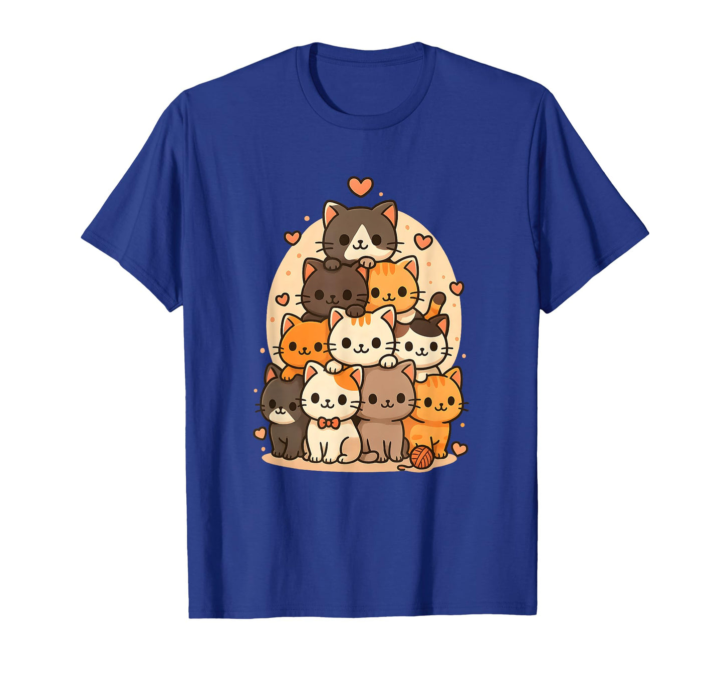 Cute Kawaii Cats Neko Funny Kitten Cat Lover Cartoon Gift T-Shirt