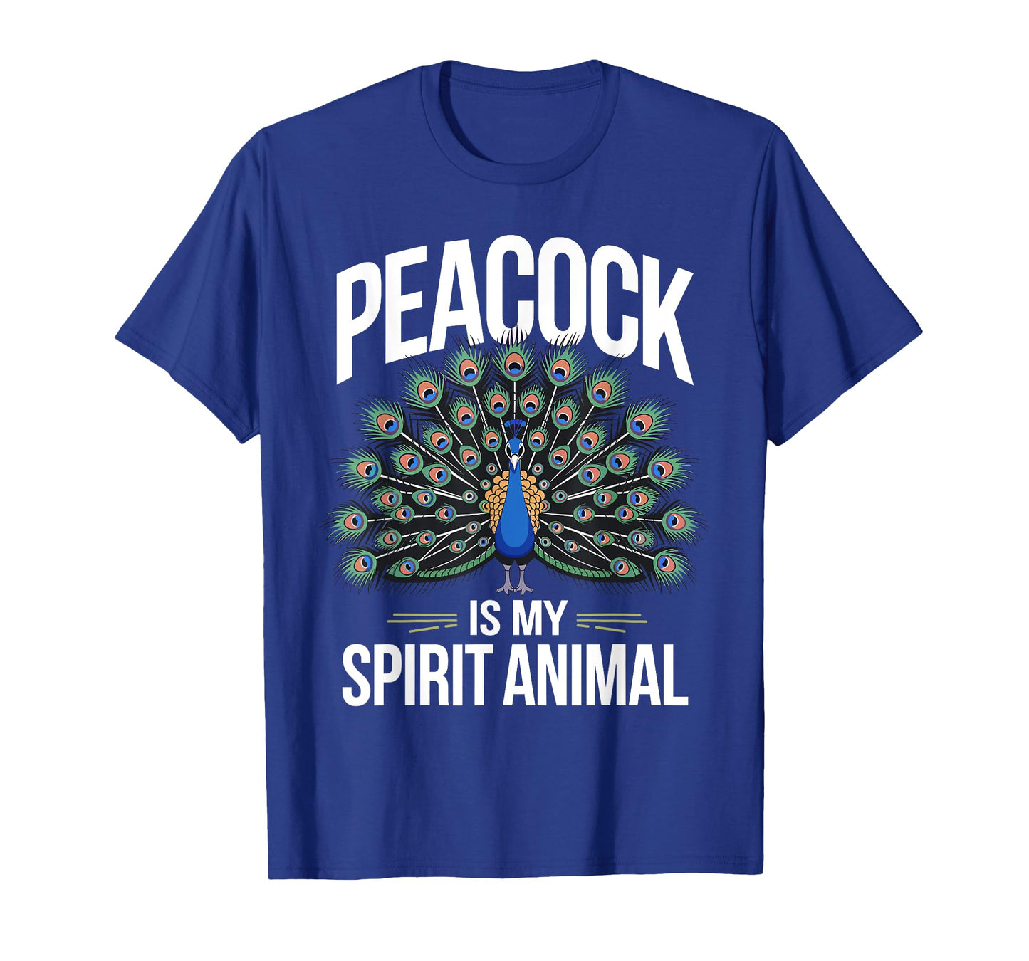 Funny Peacock Art For Men Women Adult Feather Peacock Lover T-Shirt
