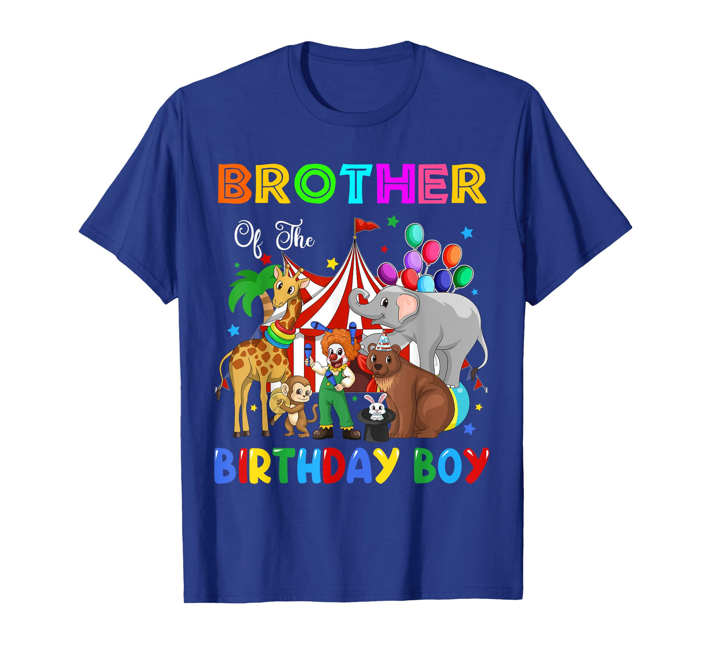 Brother Of The Birthday Boy Circus Themed Carnival Party T-Shirt