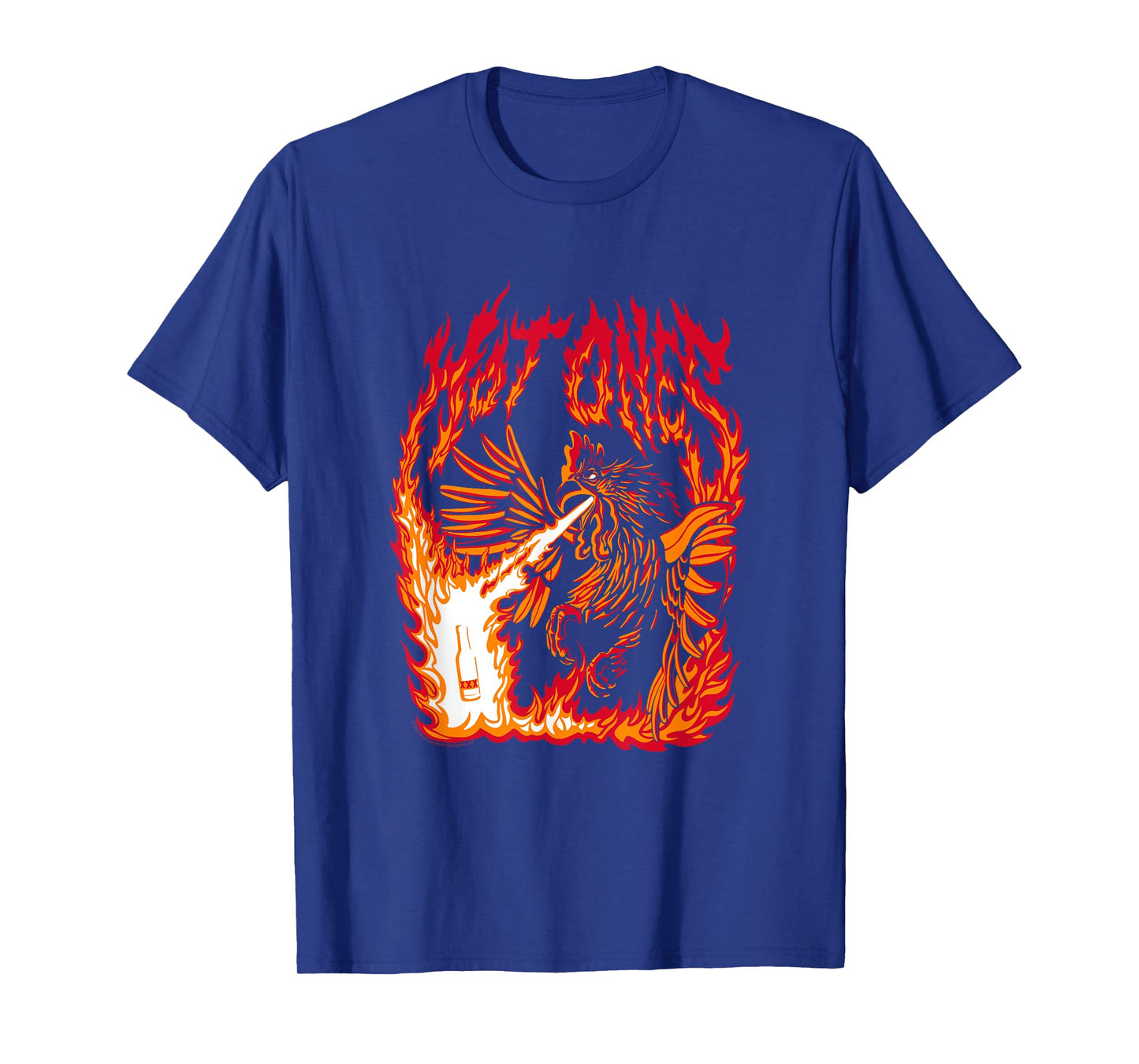Hot Ones Fire Breathing Chicken T-Shirt