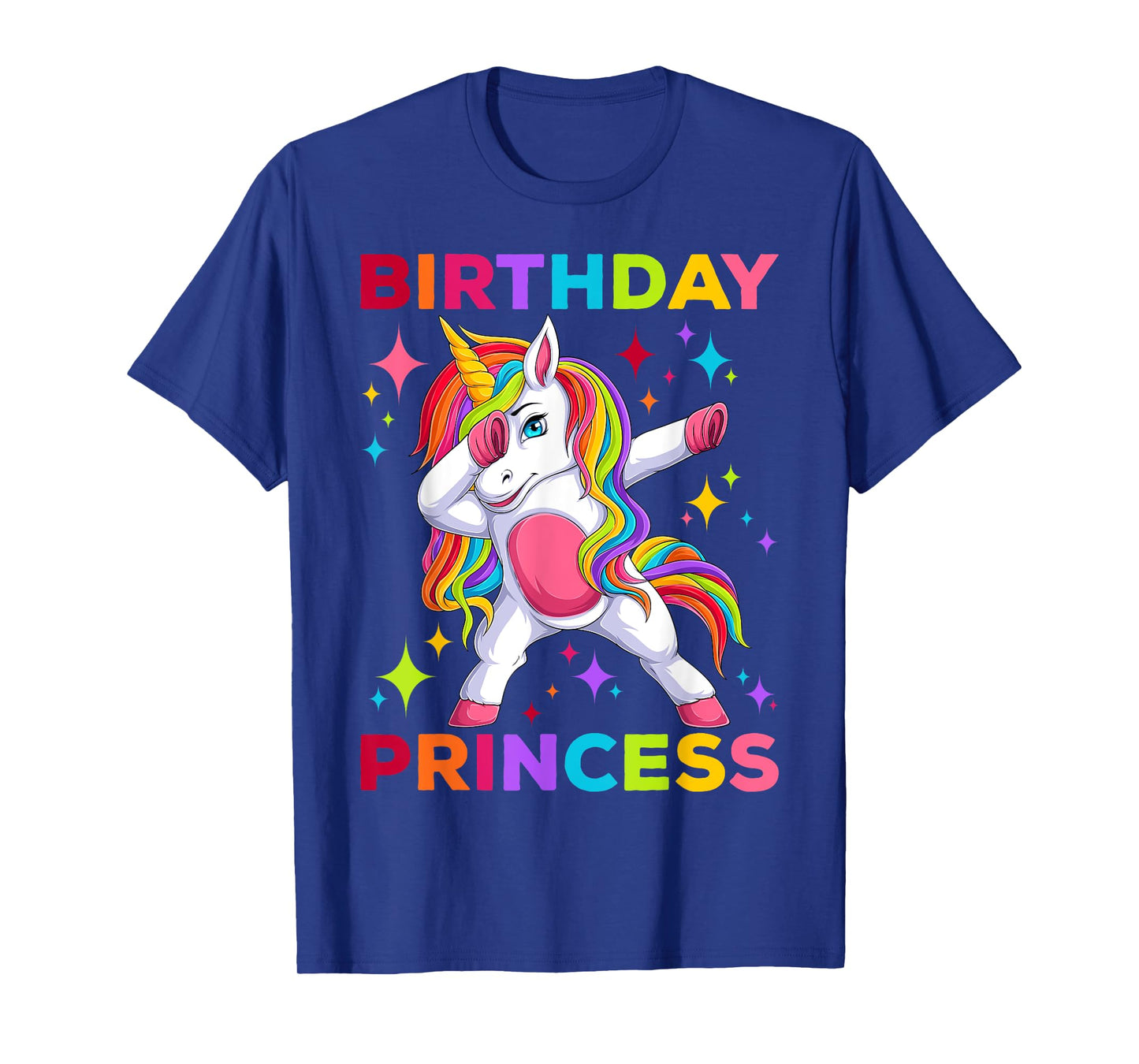 Birthday Princess Girls Bday Dabbing Unicorn Girl Birthday T-Shirt