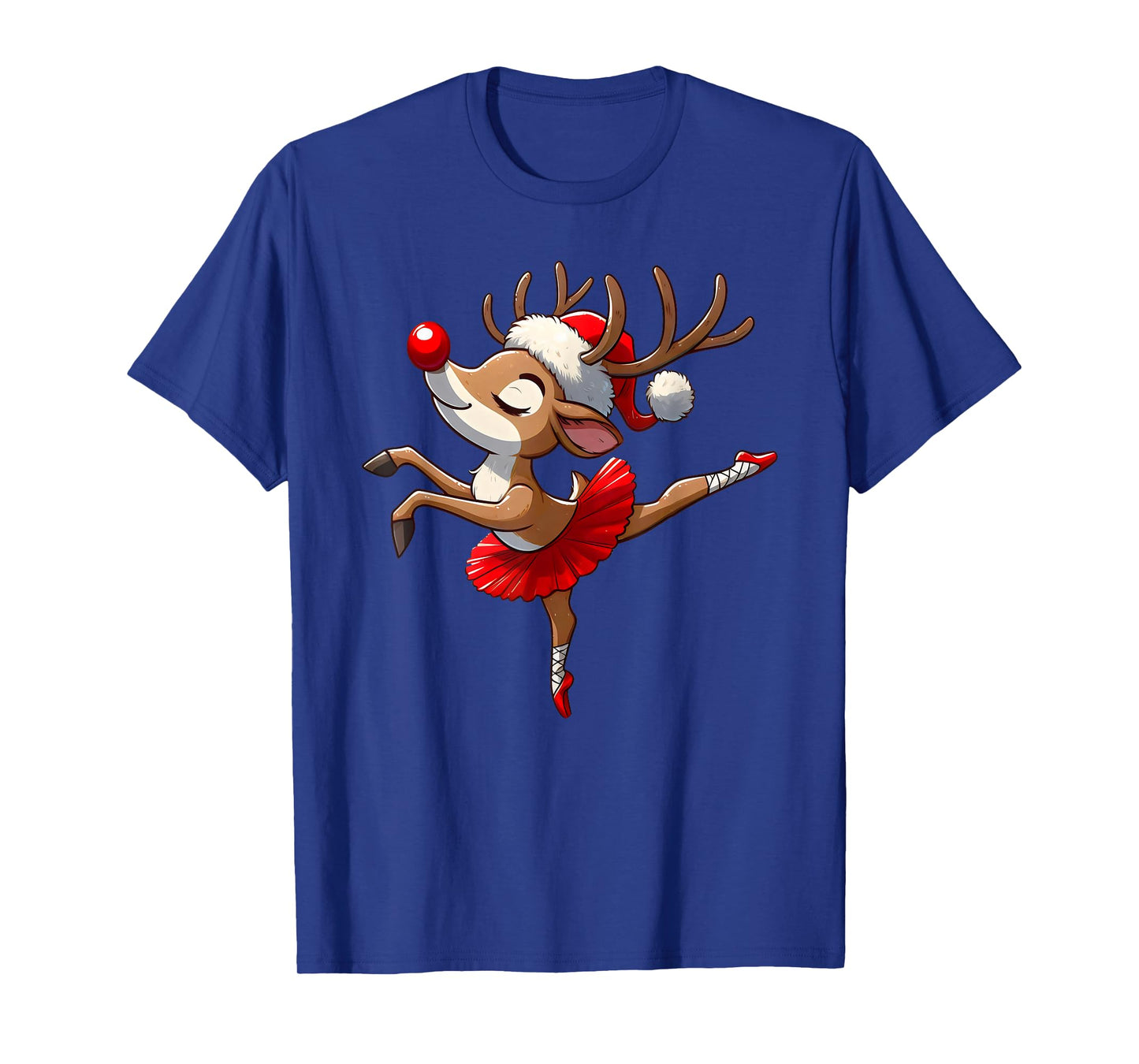Merry Christmas Ballet Reindeer Dancing Ballet Teacher Women T-Shirt