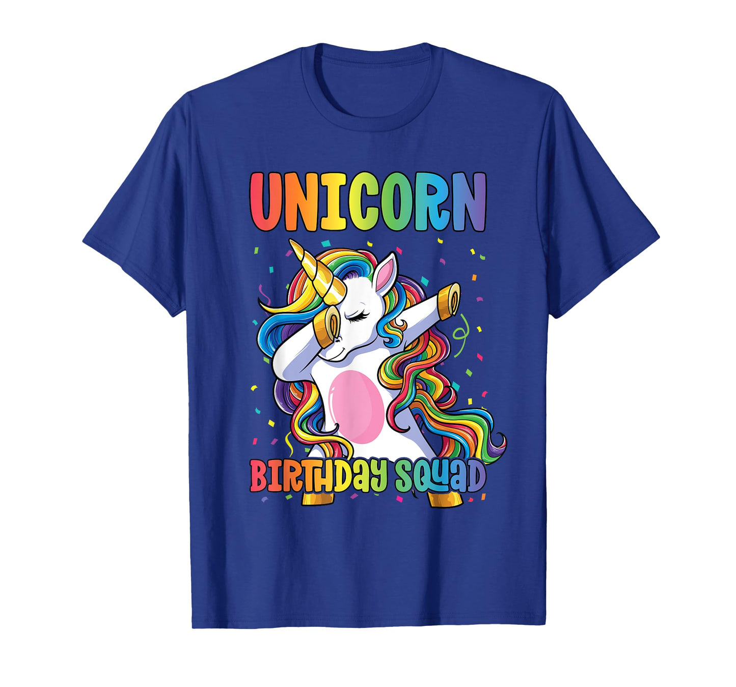 Squad of the Birthday Princess Shirt Unicorn Birthday Squad T-Shirt